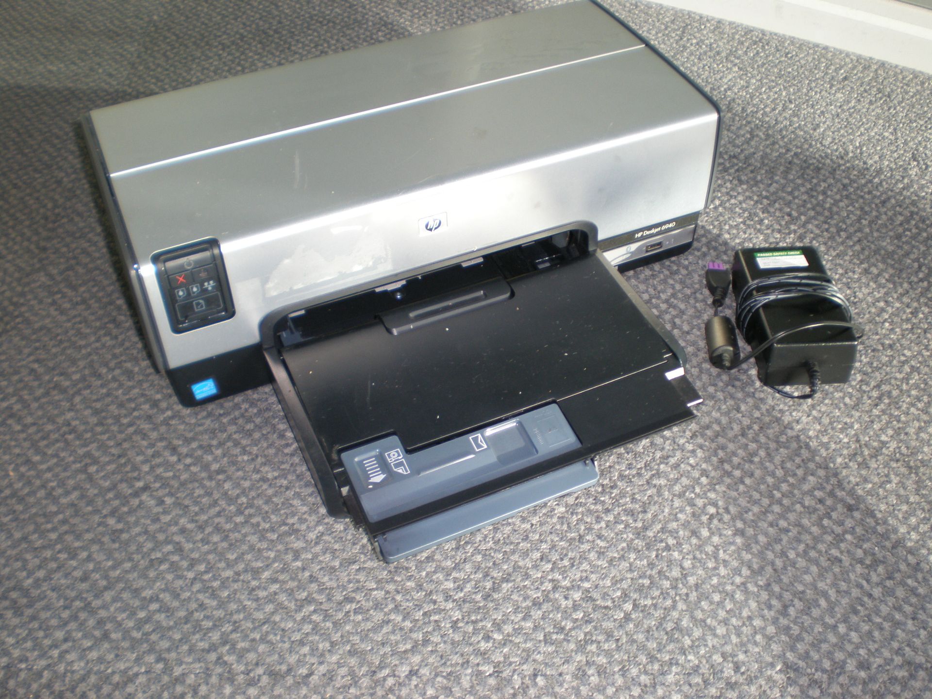 Hp Deskjet 6940 Printer With Power Supply Print On Network Or Direct Via A Usb Cable Input