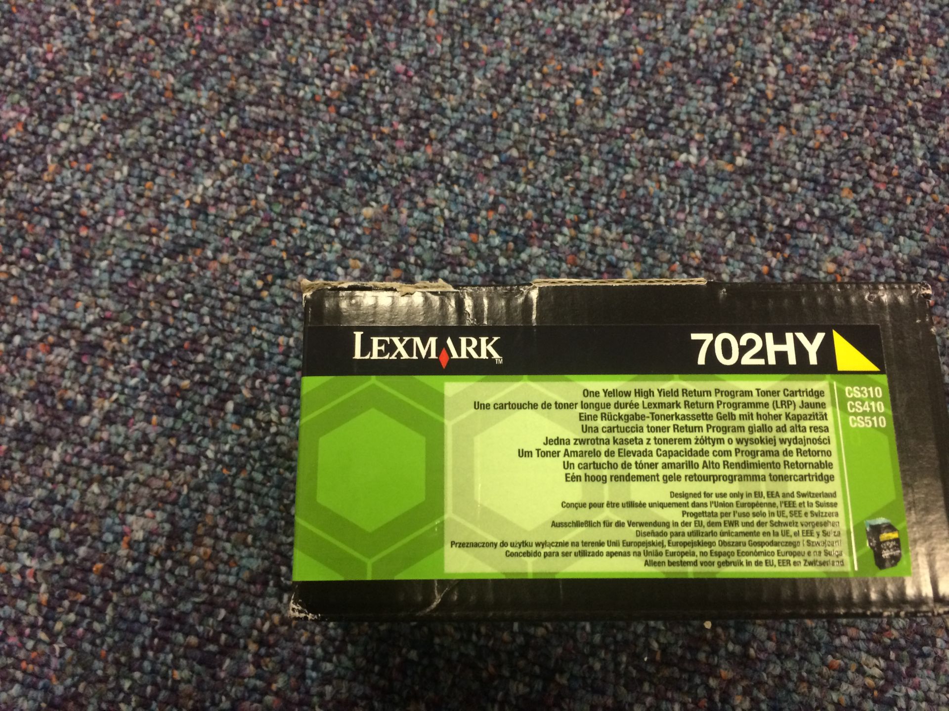 Lexmark Toner 702Hy Cs310 Cs410 Cs510 Yellow Brand New Official Lexmark Product - Image 2 of 2