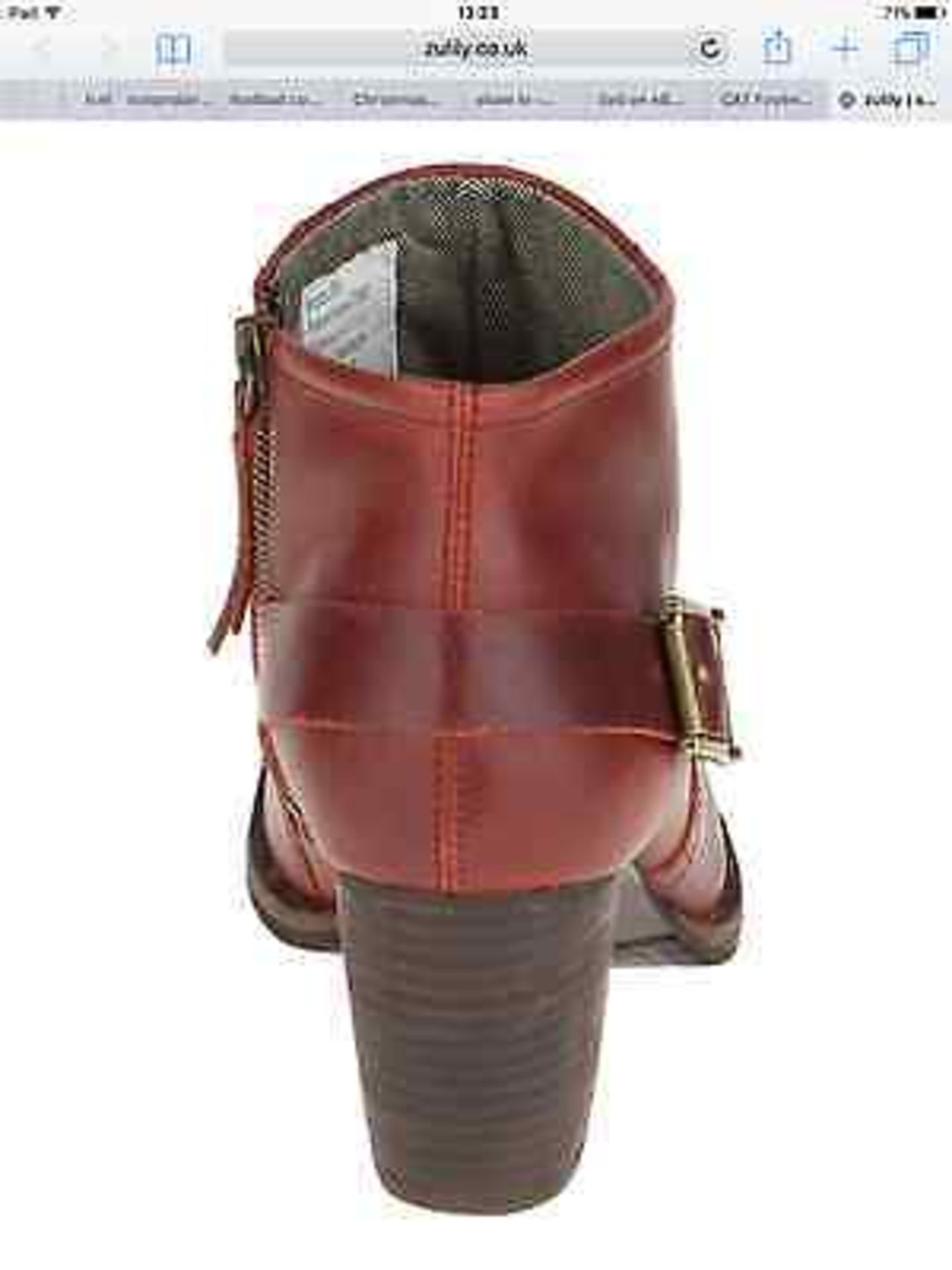 Cat Footwear Firewood Ladies Annette Leather Bootie, size 3.5, RRP £222.99 (New with box) [Ref: ] - Image 2 of 7