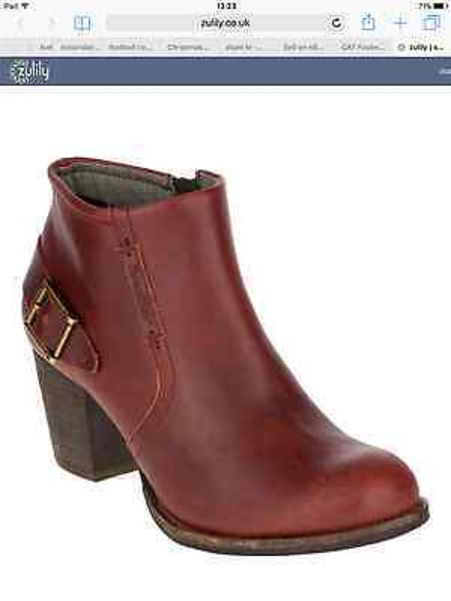 Cat Footwear Firewood Ladies Annette Leather Bootie, size 3.5, RRP £222.99 (New with box) [Ref: ]