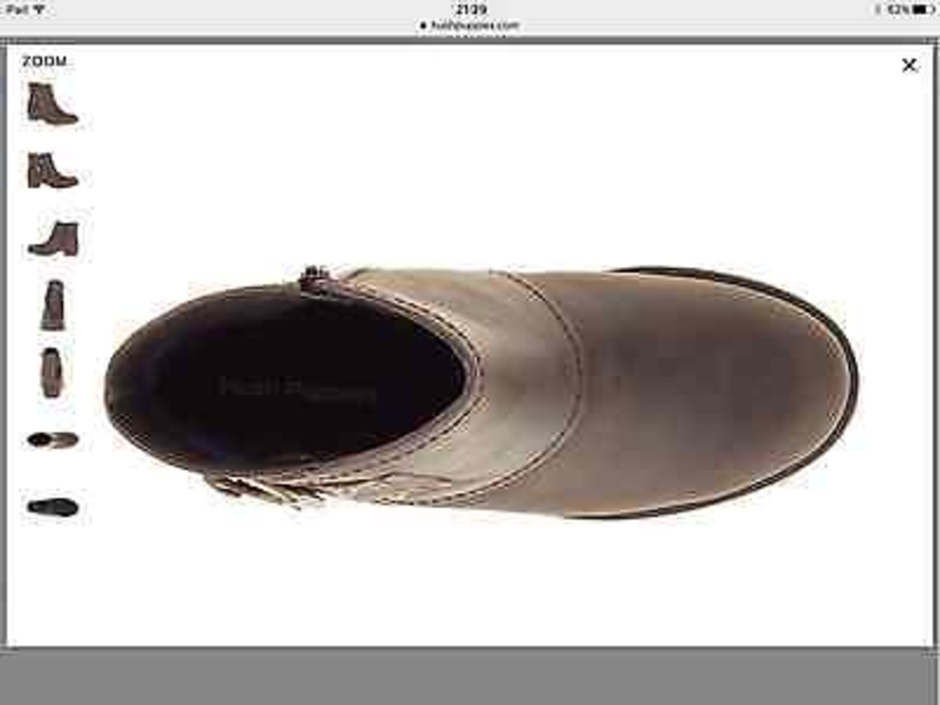Hush Puppies Dark Brown Proud Overton Nubuck Boot, Size UK 5, RRP $130 (New with box) [Ref: ] - Image 8 of 9