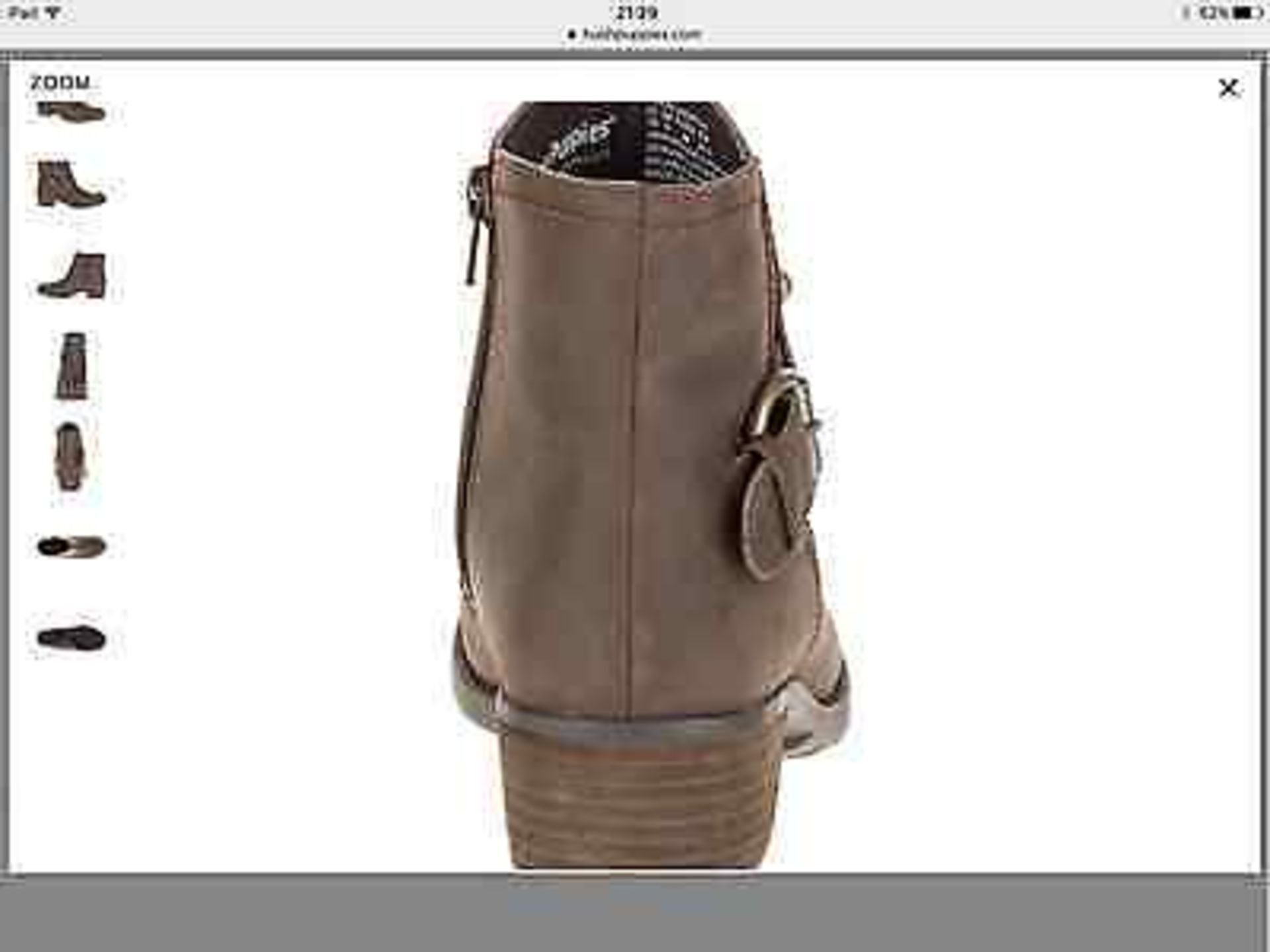 Hush Puppies Dark Brown Proud Overton Nubuck Boot, Size UK 5, RRP $130 (New with box) [Ref: ] - Image 7 of 9