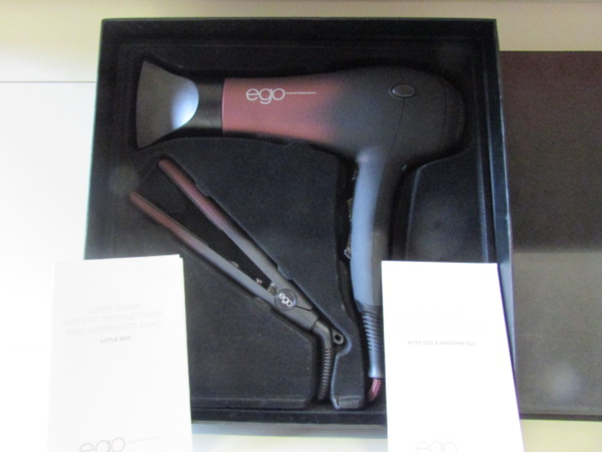 5 x Ego Professional Full On And Fabulous Ego Set (Alter Ego Hairdryer And Little Iron) [Grade A]