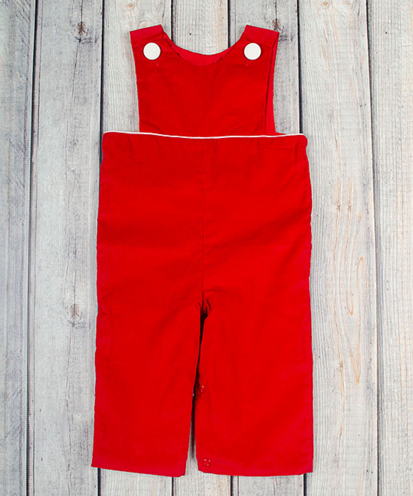 Stellybelly Red Corduroy Overalls - Infant (Us Size: 18 Months) [Ref: 14314647]