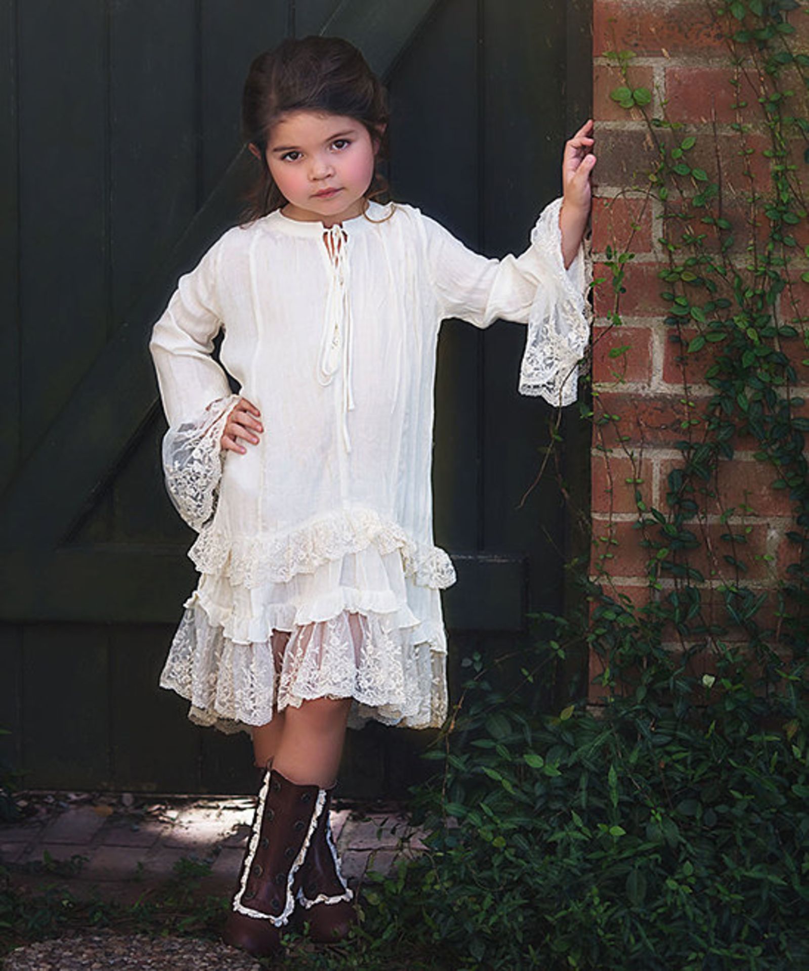 Trish Scully Child White Hattie Dress - Toddler & Girls (Us Size: 14 Years) [Ref: 43426379]