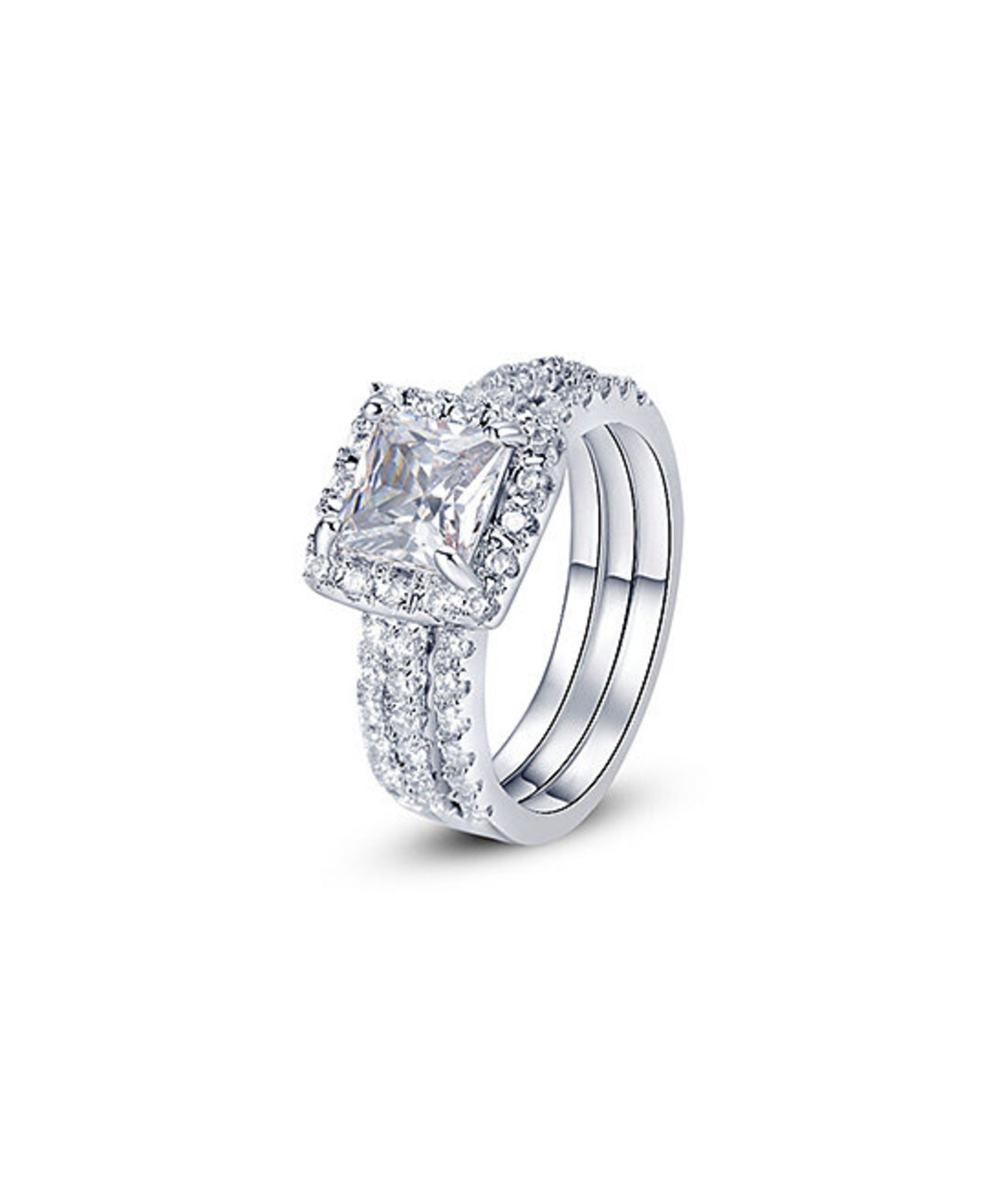 Hollywood Sensation Cubic Zirconia & Sterling Silver Daydream Ring (Us Size: 6) [Ref: 45101121]