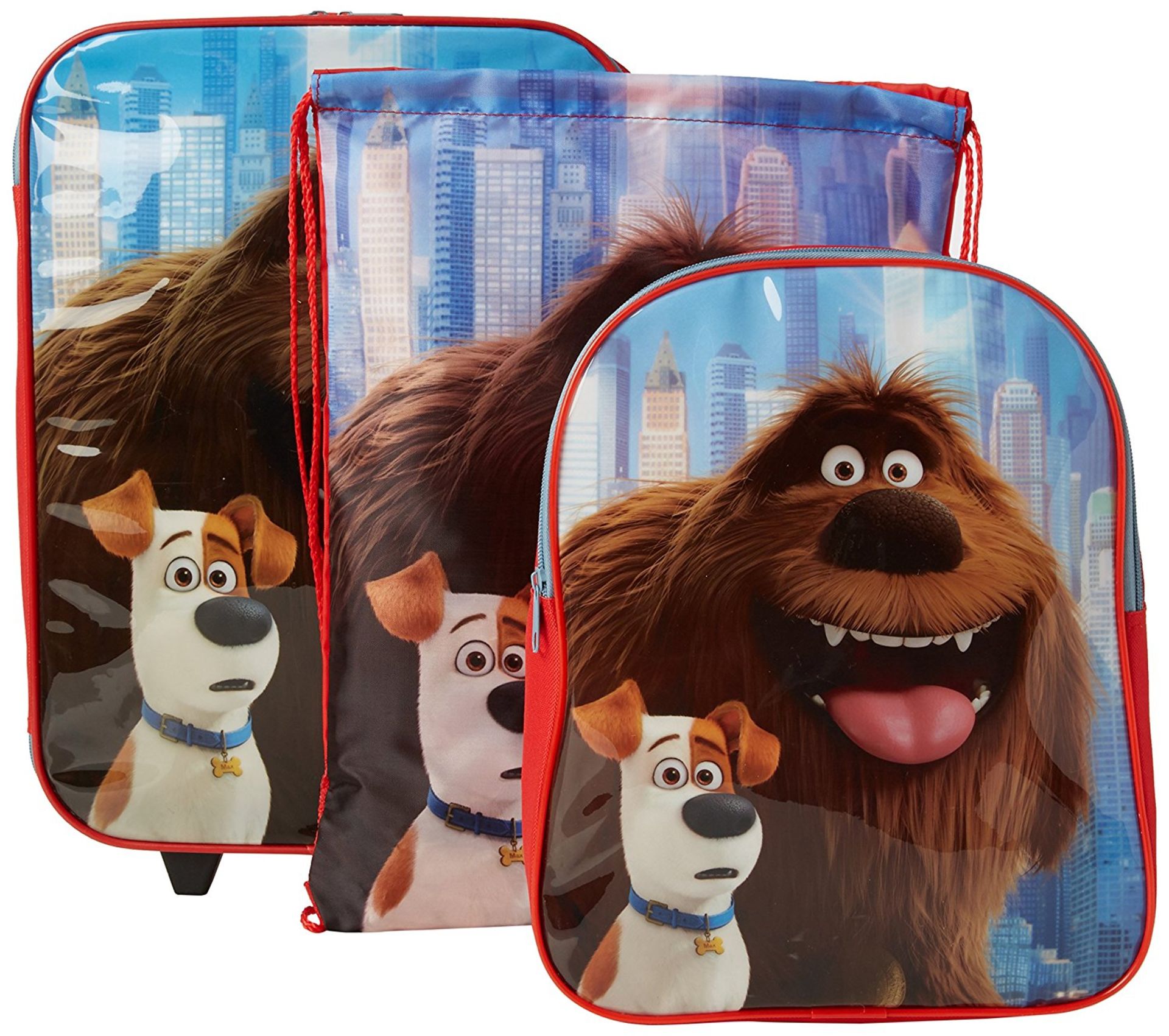 108 X Secret Life Of Pets 3Pce Travel Trolley Luggage Set [Brand New In Retail Packaging] - Image 6 of 6