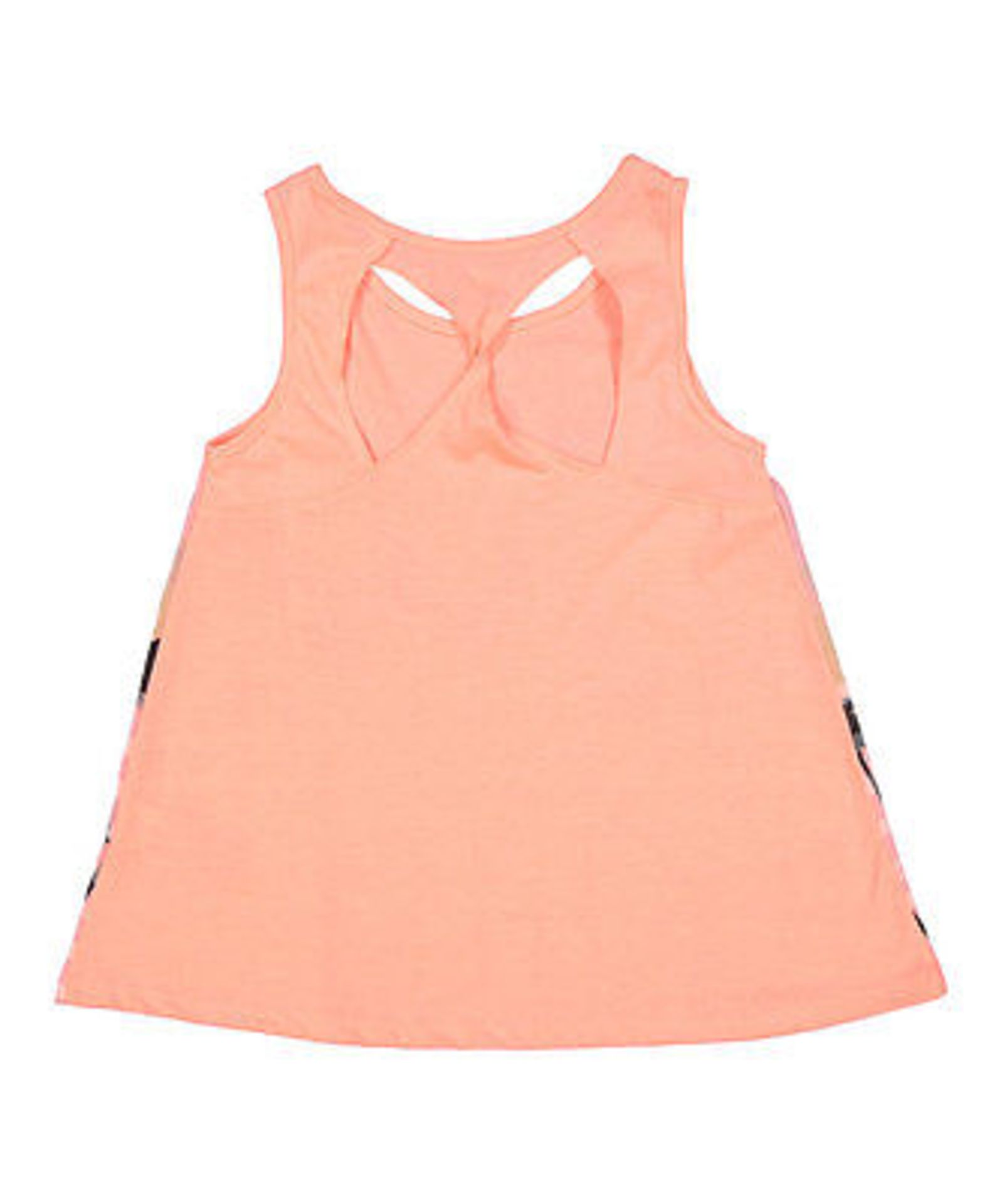 Neon Peach Malibu Cutout Tank - Girls (Us M) (New With Tags) [Ref: 45793269-] - Image 2 of 2