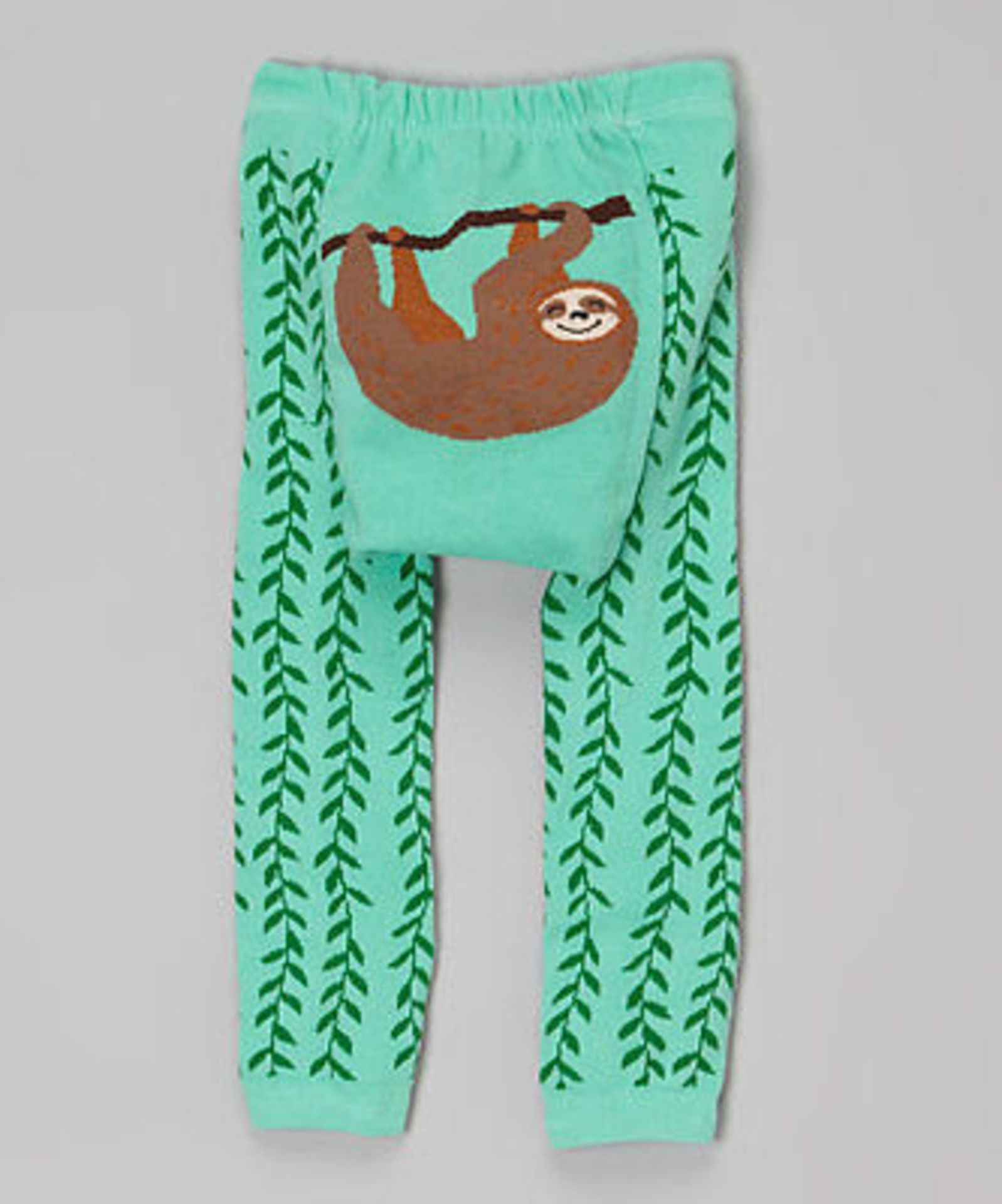 Doodle Pnats Green Sloth Leggings (18-24 Months) (New With Tags) [Ref: 265224731-] - Image 3 of 3