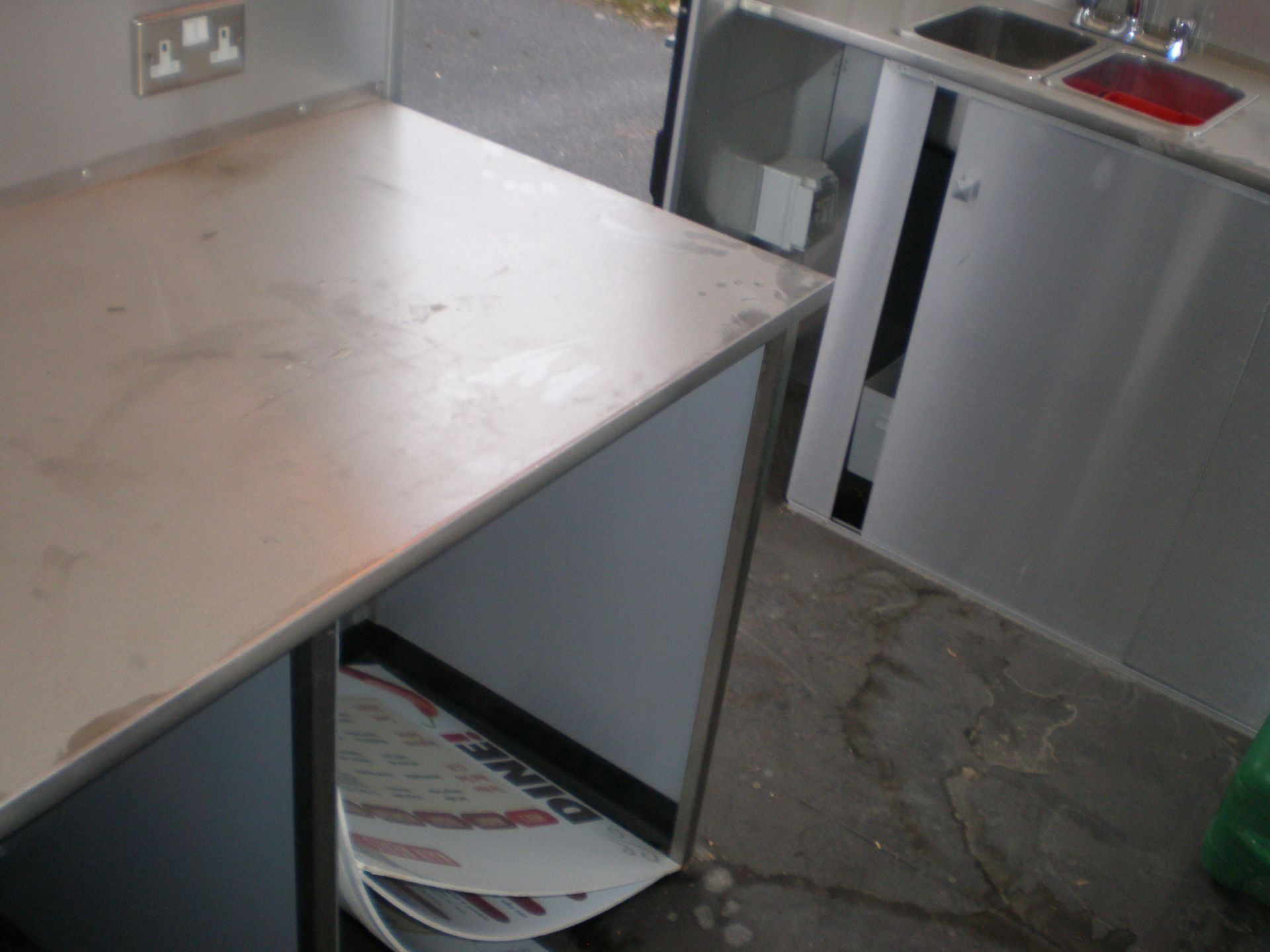 High Quality Catering Unit With Custom Stainless Steel Internal Fit Out Mains Hook Up And Windows On - Image 14 of 22