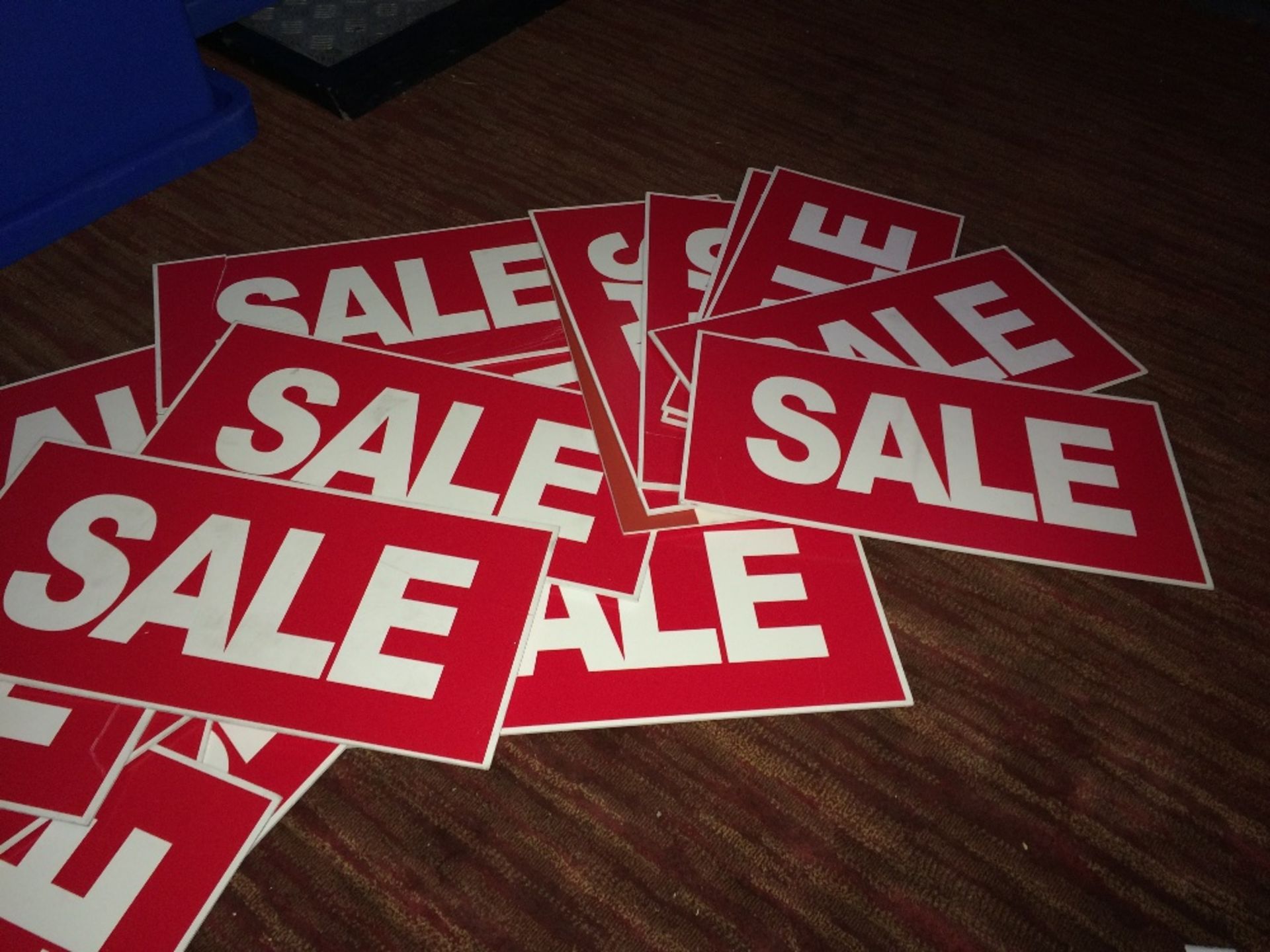 Various Sale Signs