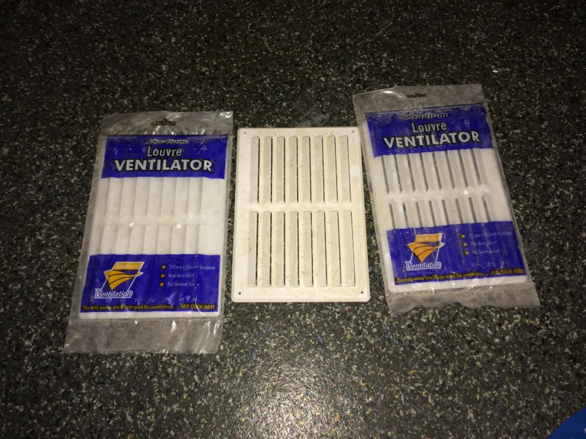 Set Three Vent Covers Plastic Brand New