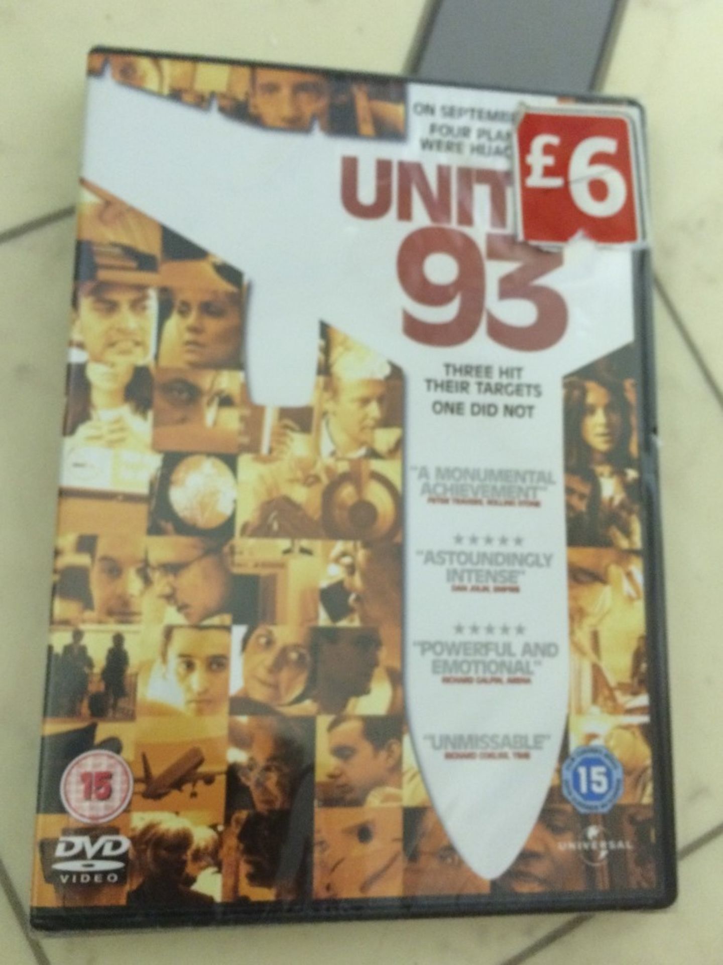 United 93 Dvd Crime Drama Movie Region 2 Brand New