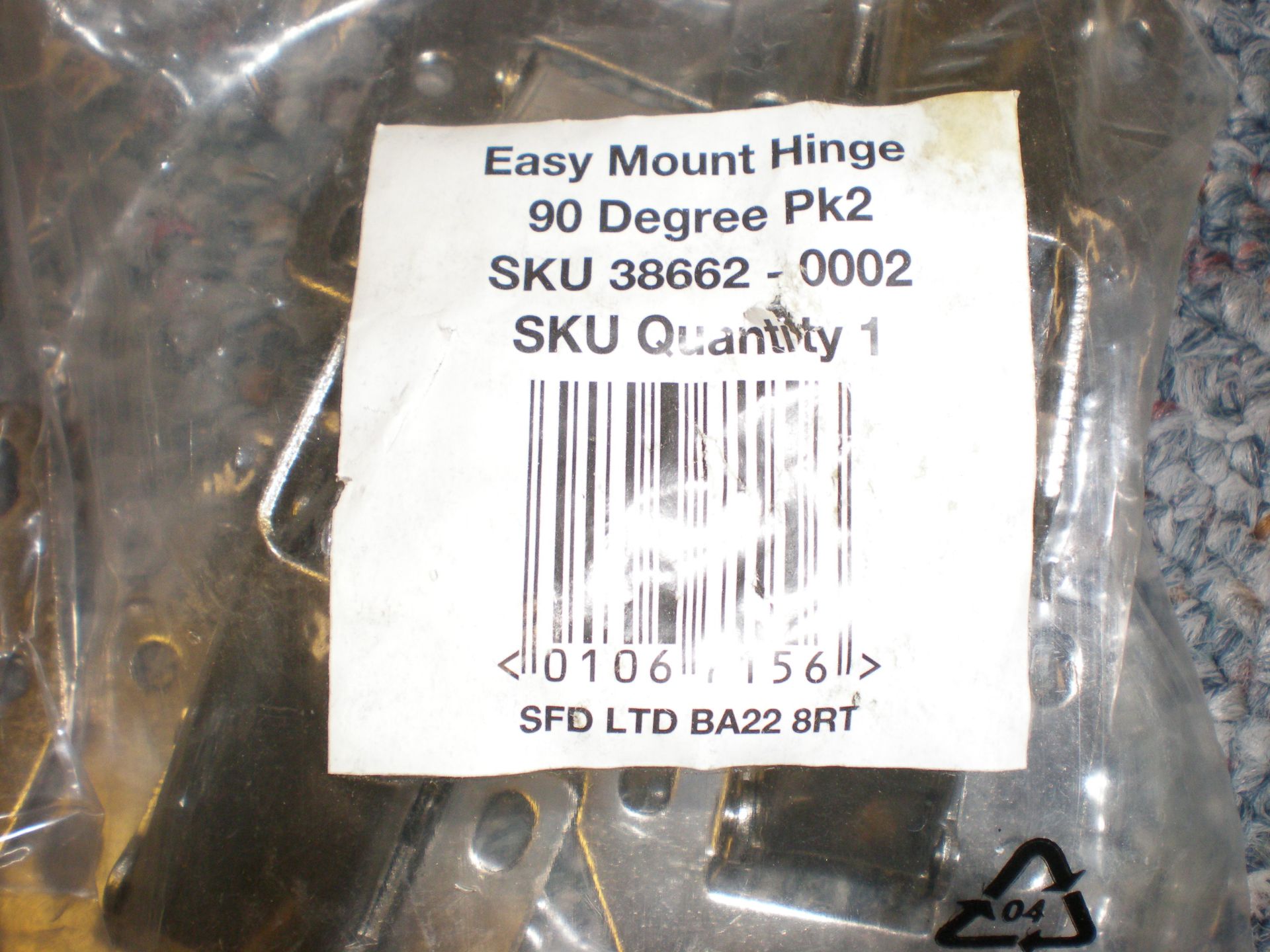 Set Of 13 Pairs (26 Total) Easy Mount Hinges - Image 2 of 6