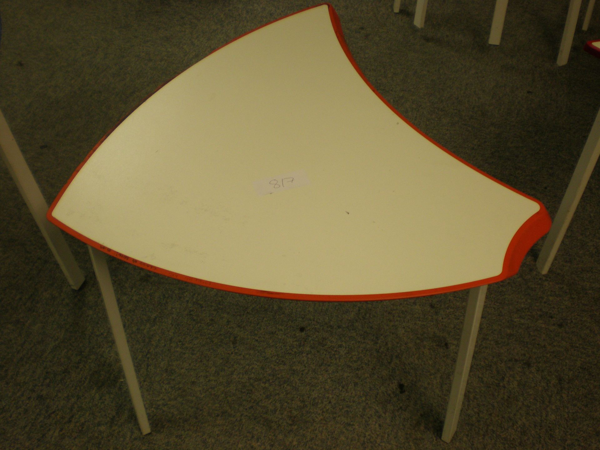 Exam Desk / Table These Can Be Arranged In Circles And Fit Together Nicely, Stackable For Easy