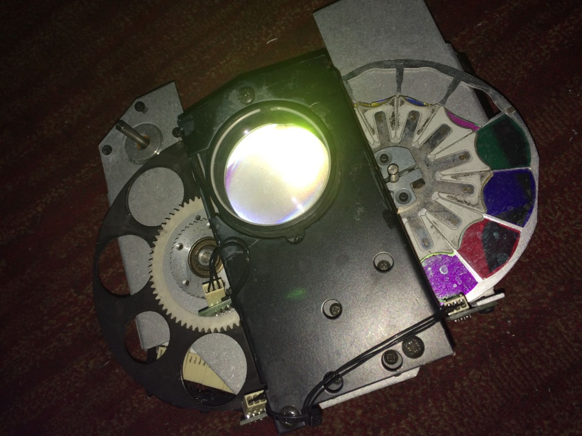 Internal Parts From Martin Mac Moving Head Including Colour Wheel