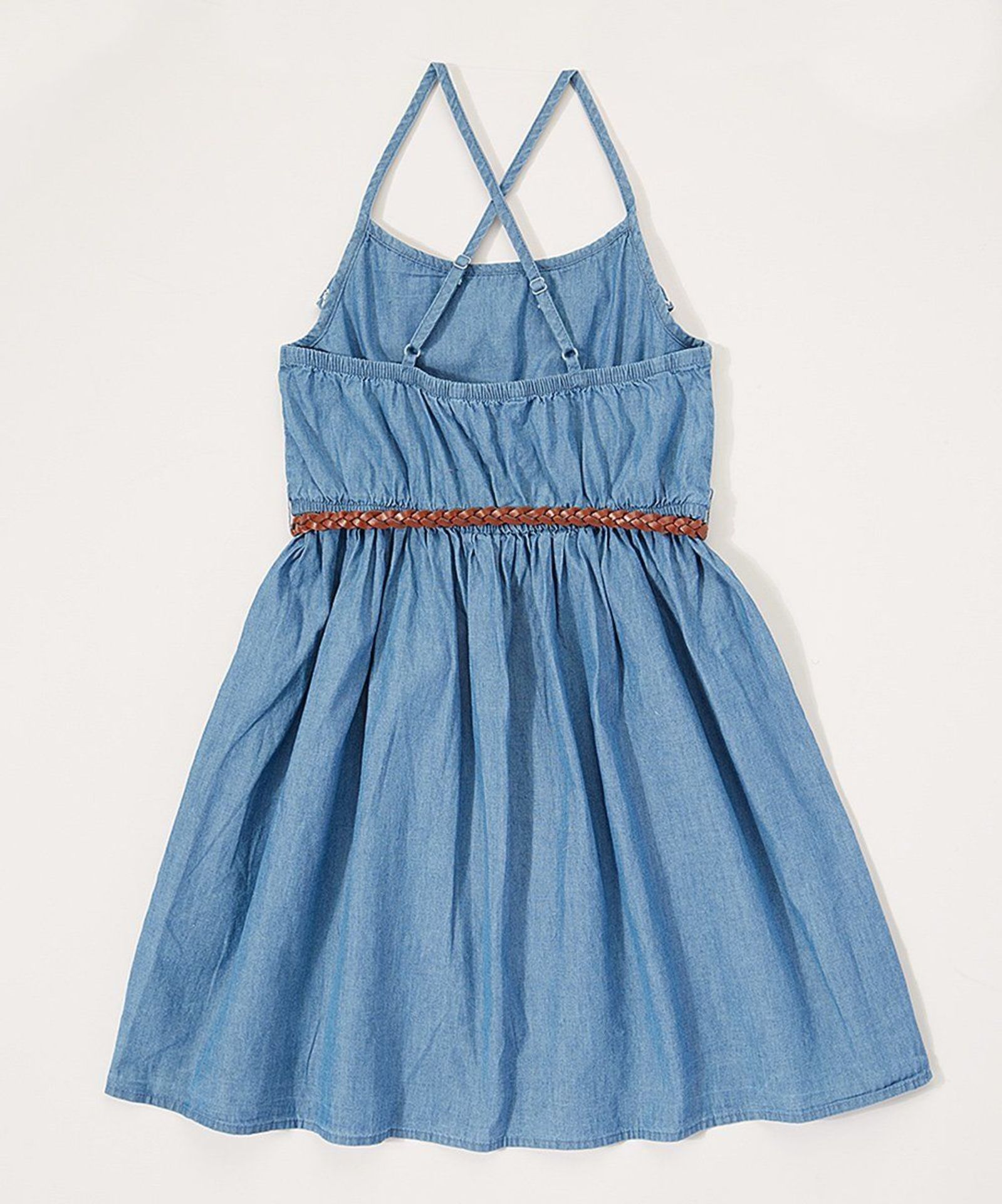 P.s from Aeropostale Blue Ruffle Dress (Age 6 years) (New with tags) [Ref: 45644154- T-110] - Image 2 of 2