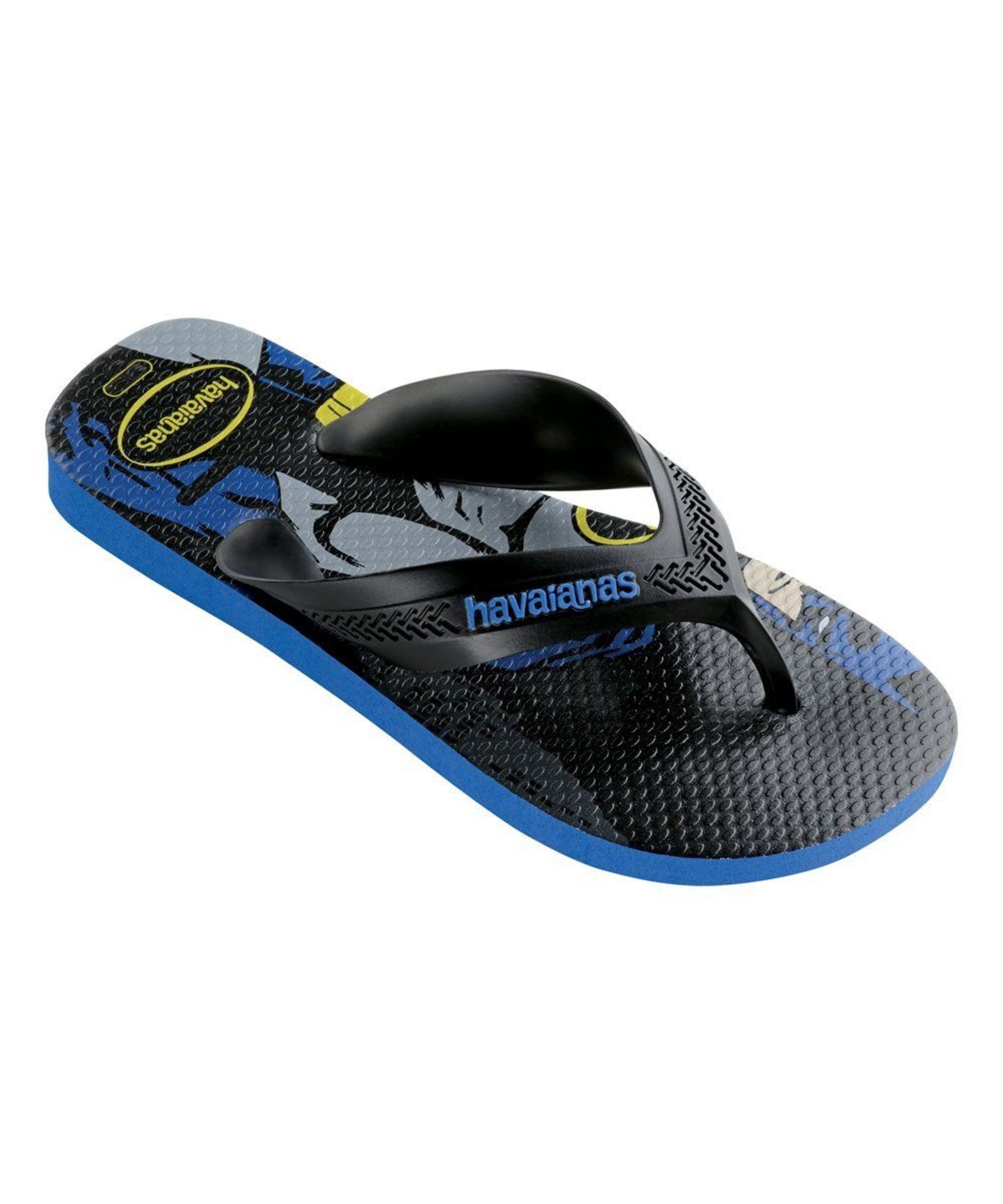 Havaianas Black & Blue Star Max Heroes Flip-Flops (Uk Size 12:Us Size 13) (New without box) [Ref: - Image 2 of 4