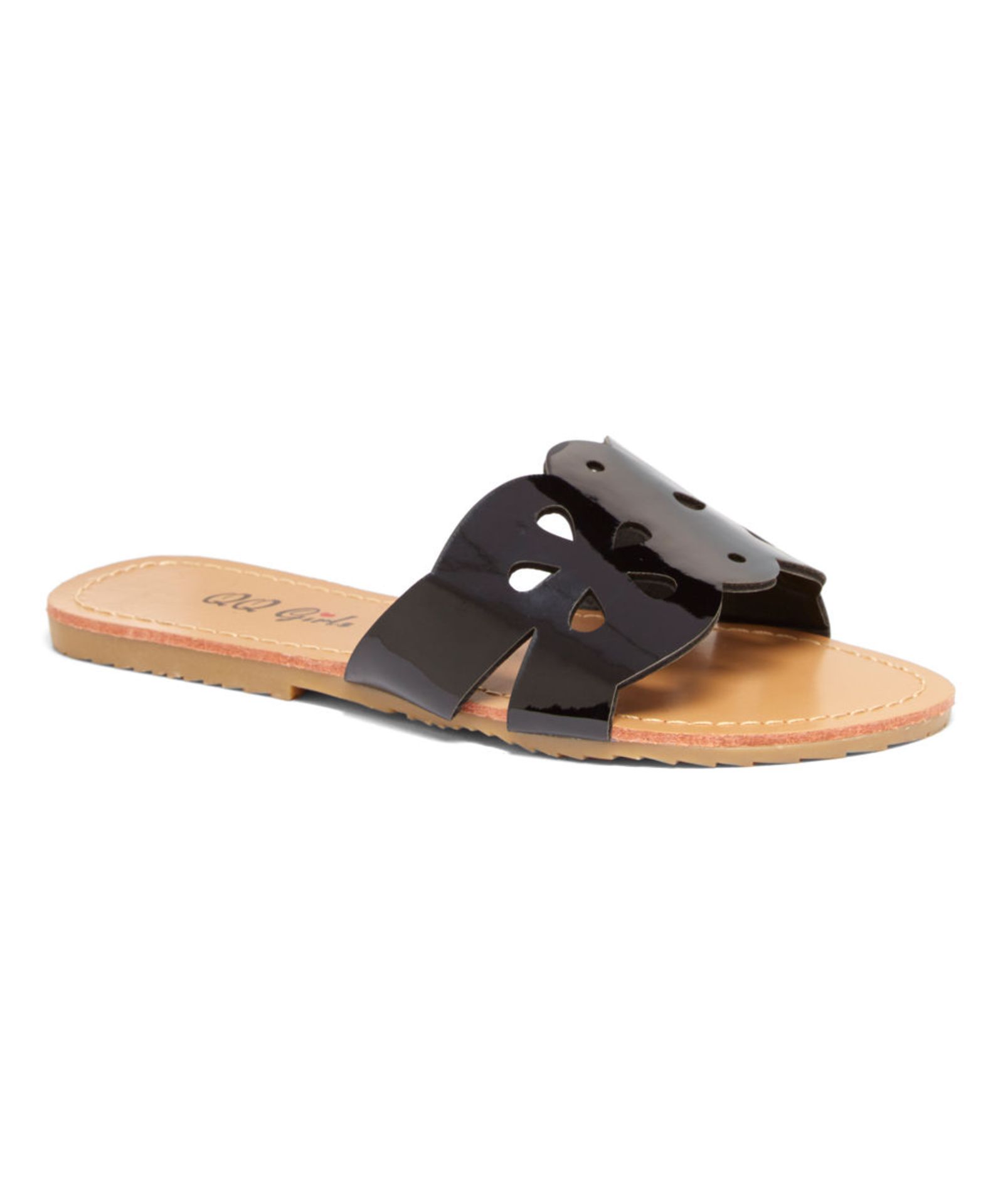 Black Cutout Hannah Slide (Uk Size 3: Us Size 4) (New with box) [Ref: 36071827]