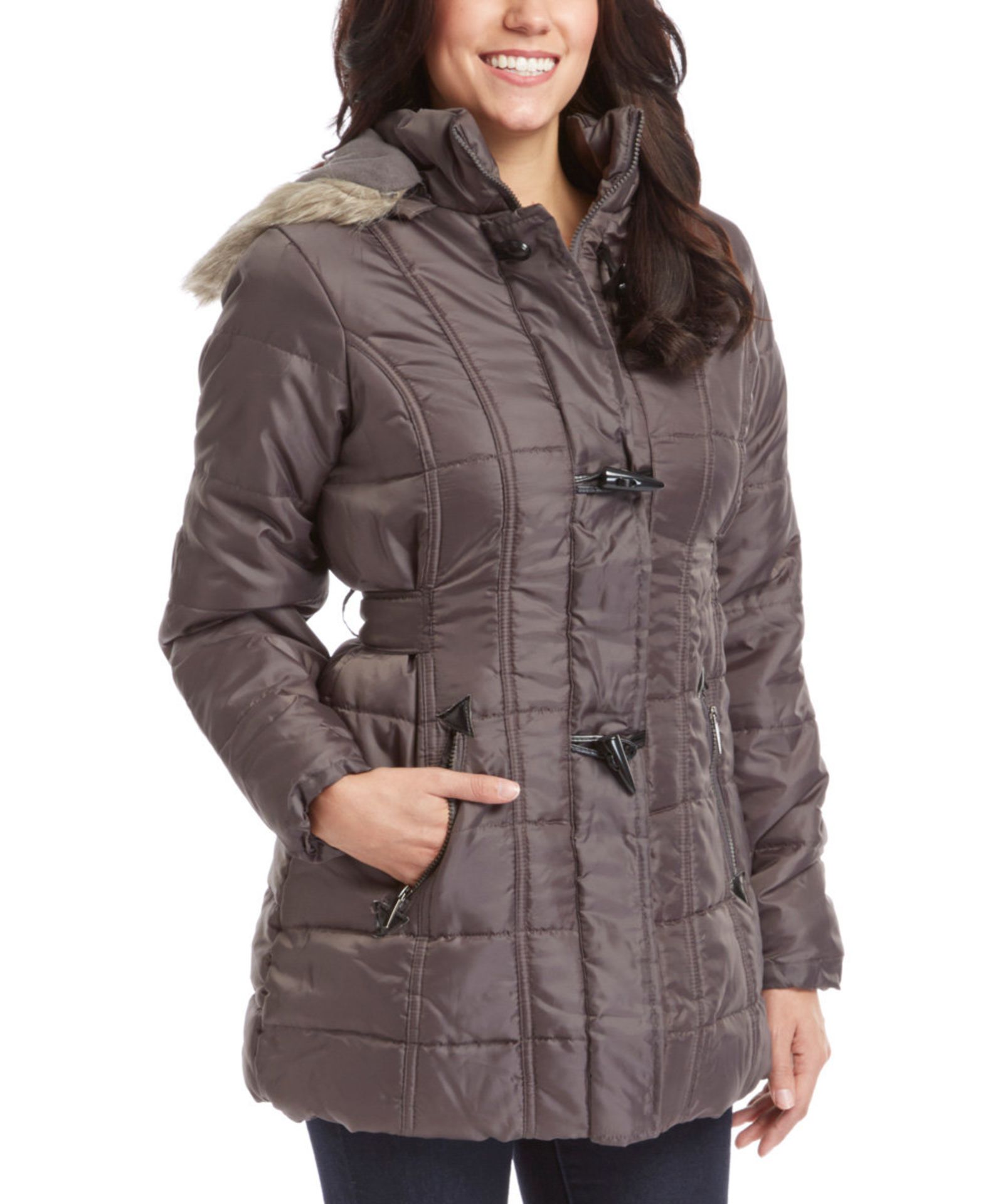 Steel Toggle Puffer Coat - Plus Too (Us Size: 2X) [Ref: 41723419]