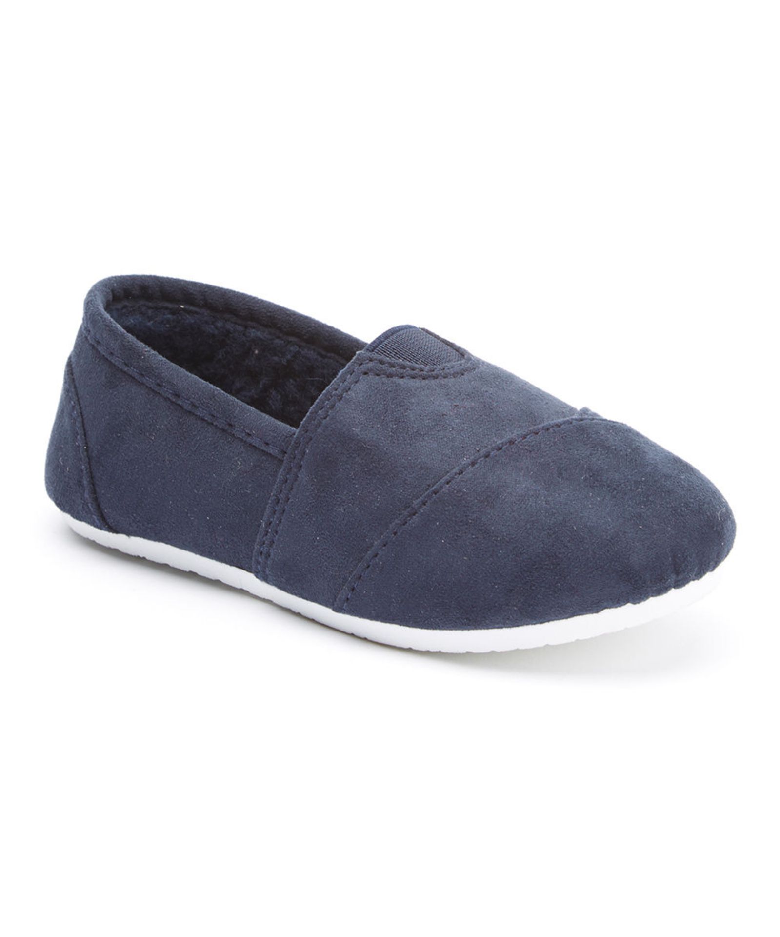 Ositos, Navy Faux Fur Tammy Slip-On Shoe, US Toddler size 9 (New with box) [Ref: 31225579- L-002]