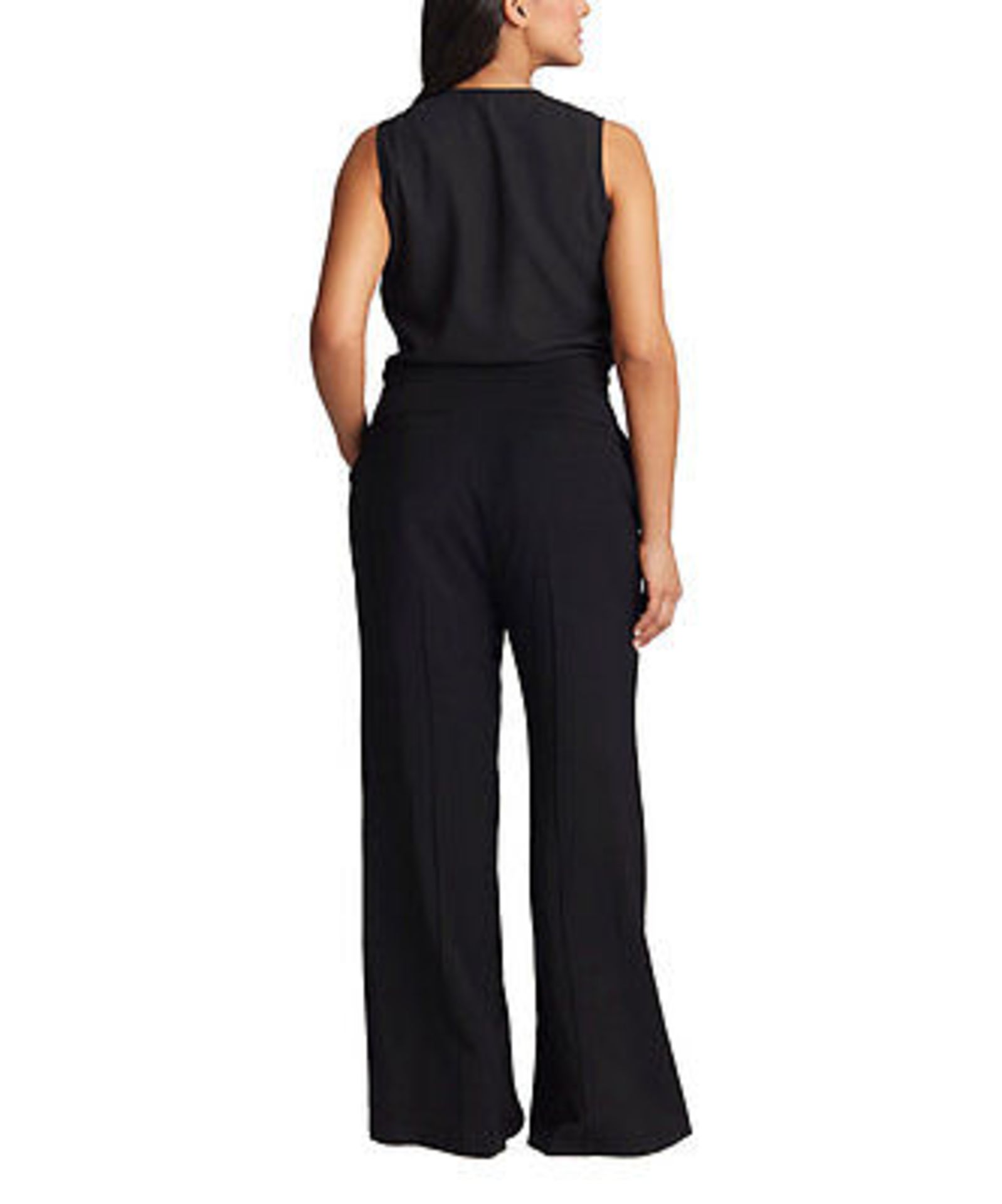 Scarlett Black Pocket Surplice Jumpsuit (US 18/UK 22/EU 50) (New with tags) [Ref: 41422840- T-18] - Image 2 of 2
