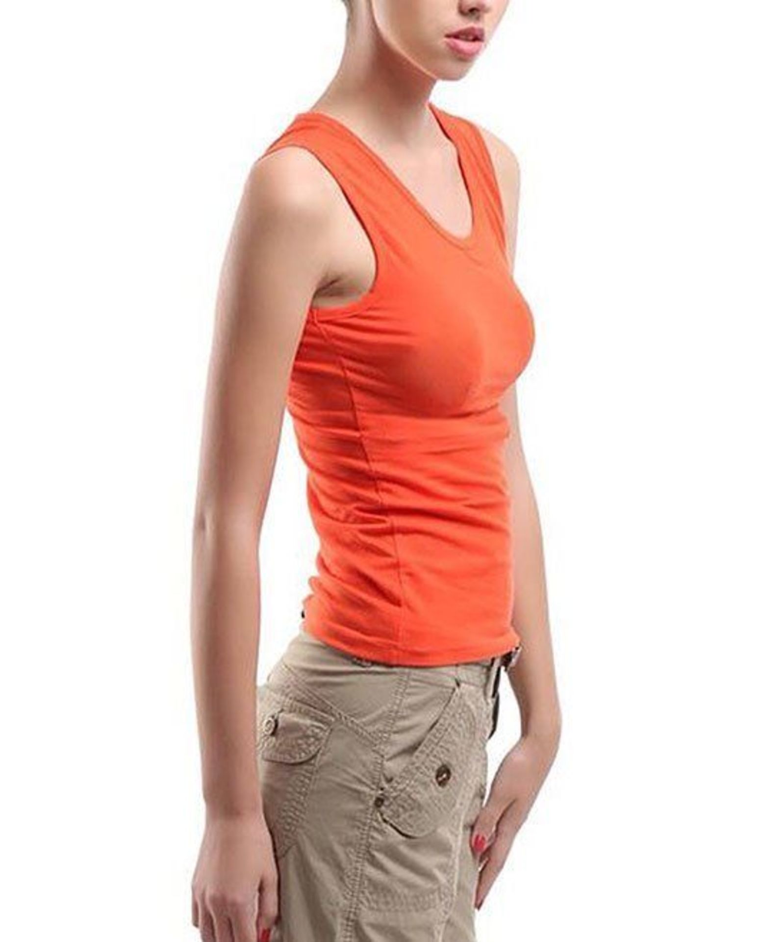 Simms Pomegranate V-Neck Nursing Tank (Uk Size 16:Us Size 12) (New with tags) [Ref: 47666417- T-68] - Image 2 of 2