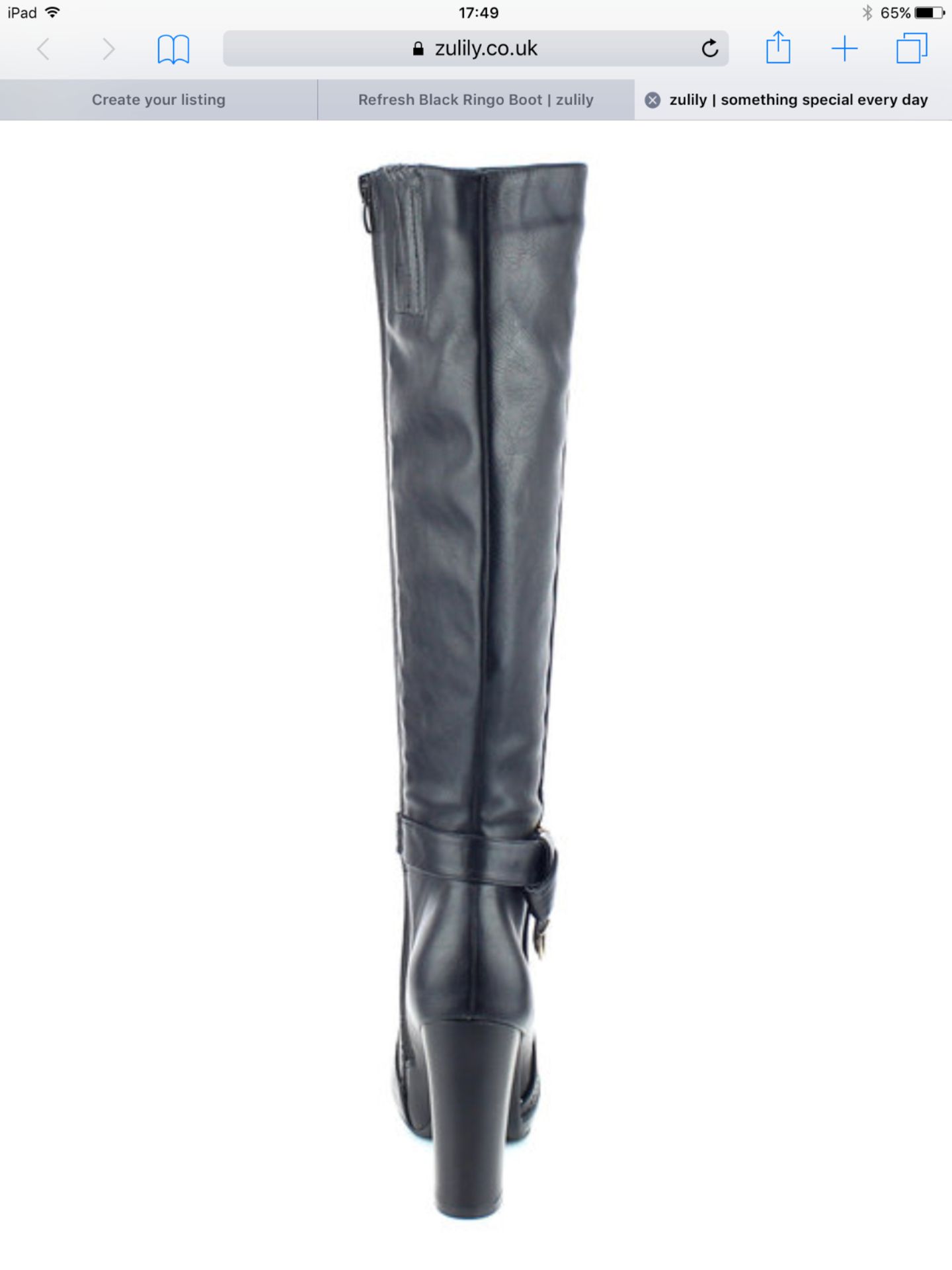 Refresh Black Ringo Boot, Size Eur 40 (New with box) [Ref: 31414984- H-002] - Image 3 of 7