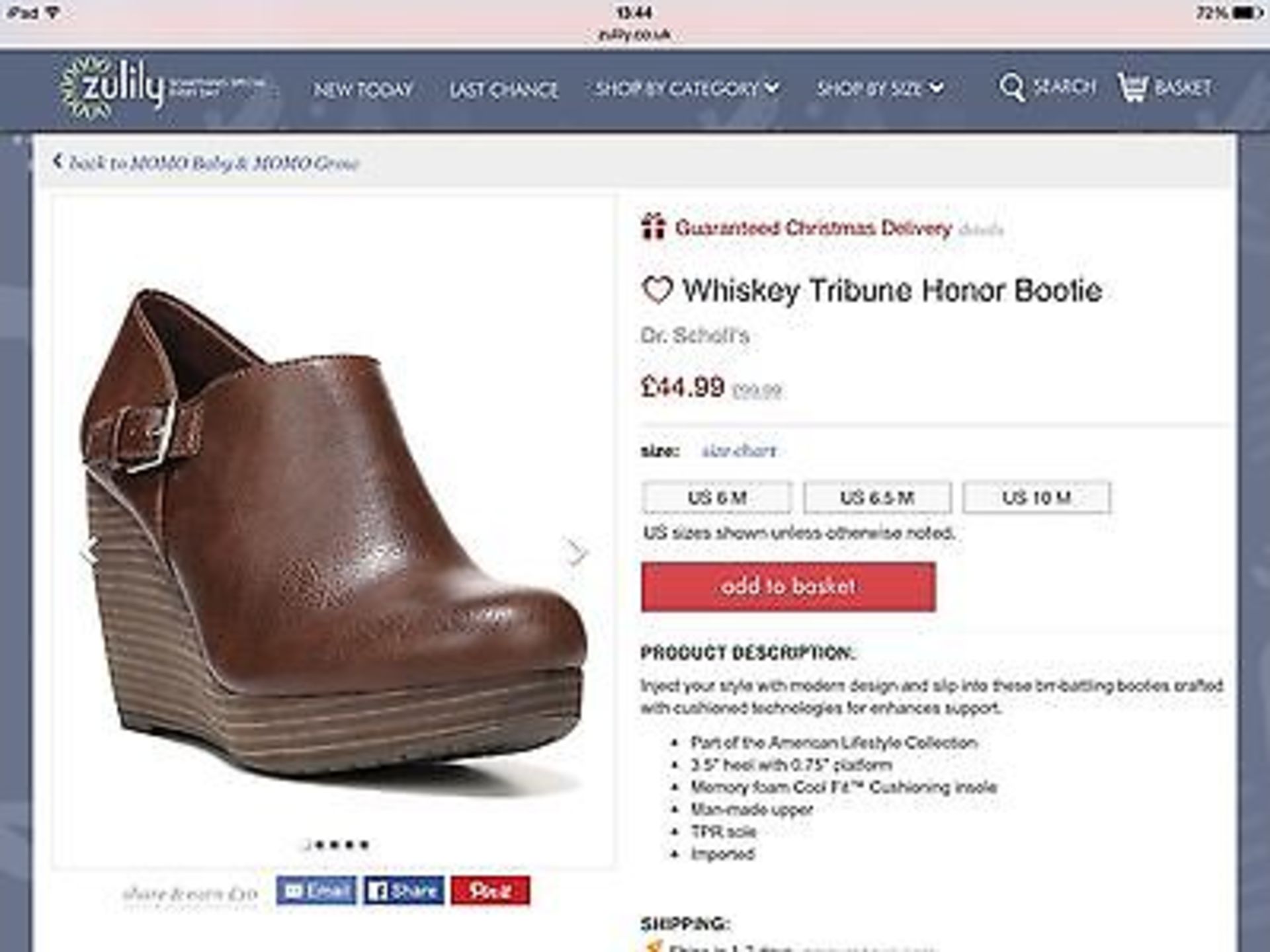 Dr Scholl's Whiskey Tribune Honor Bootie, Size 7.5, RRP £ (New with box) [Ref: H-002] - Image 6 of 6