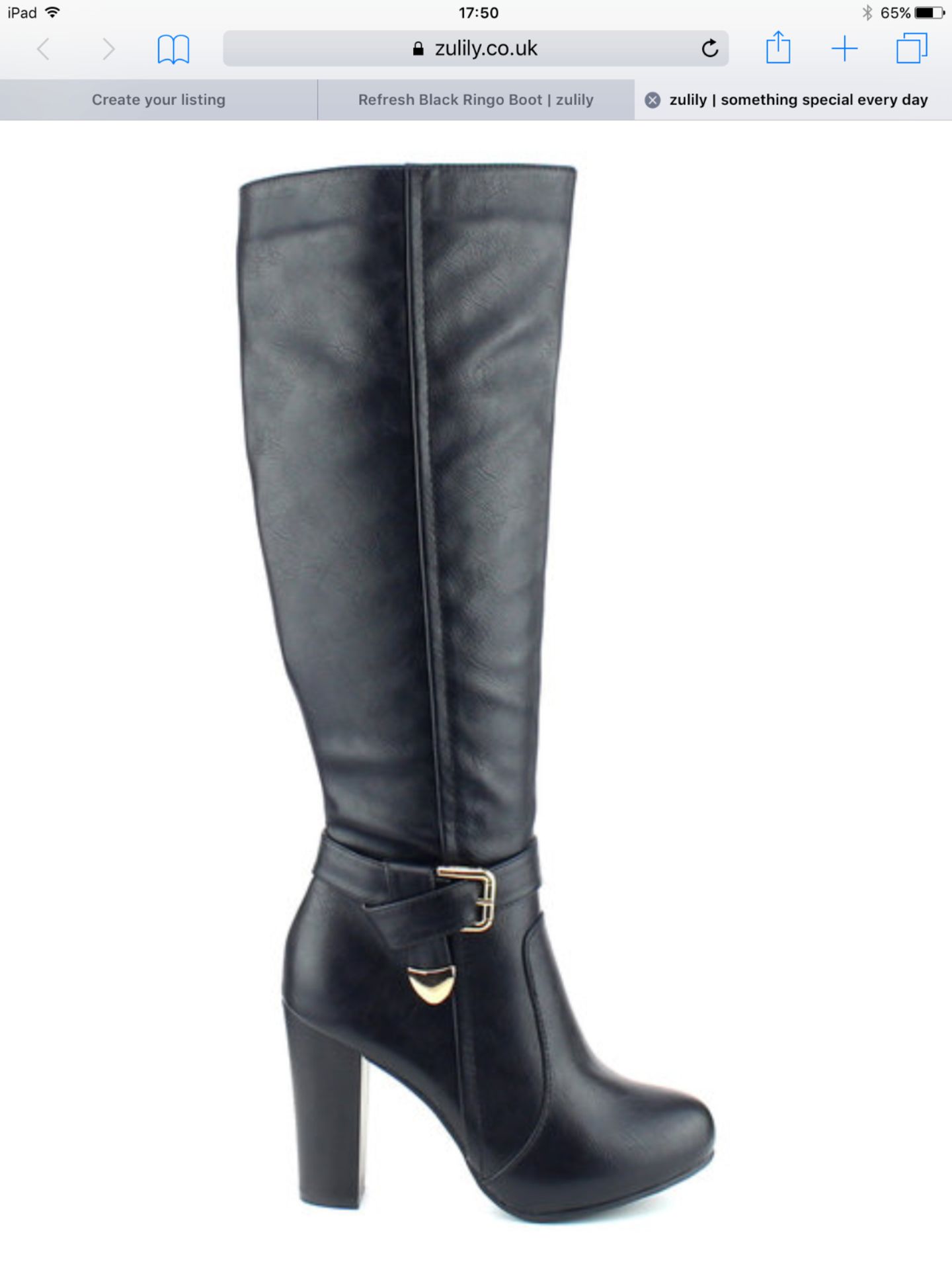 Refresh Black Ringo Boot, Size Eur 40 (New with box) [Ref: 31414984- H-002] - Image 5 of 7