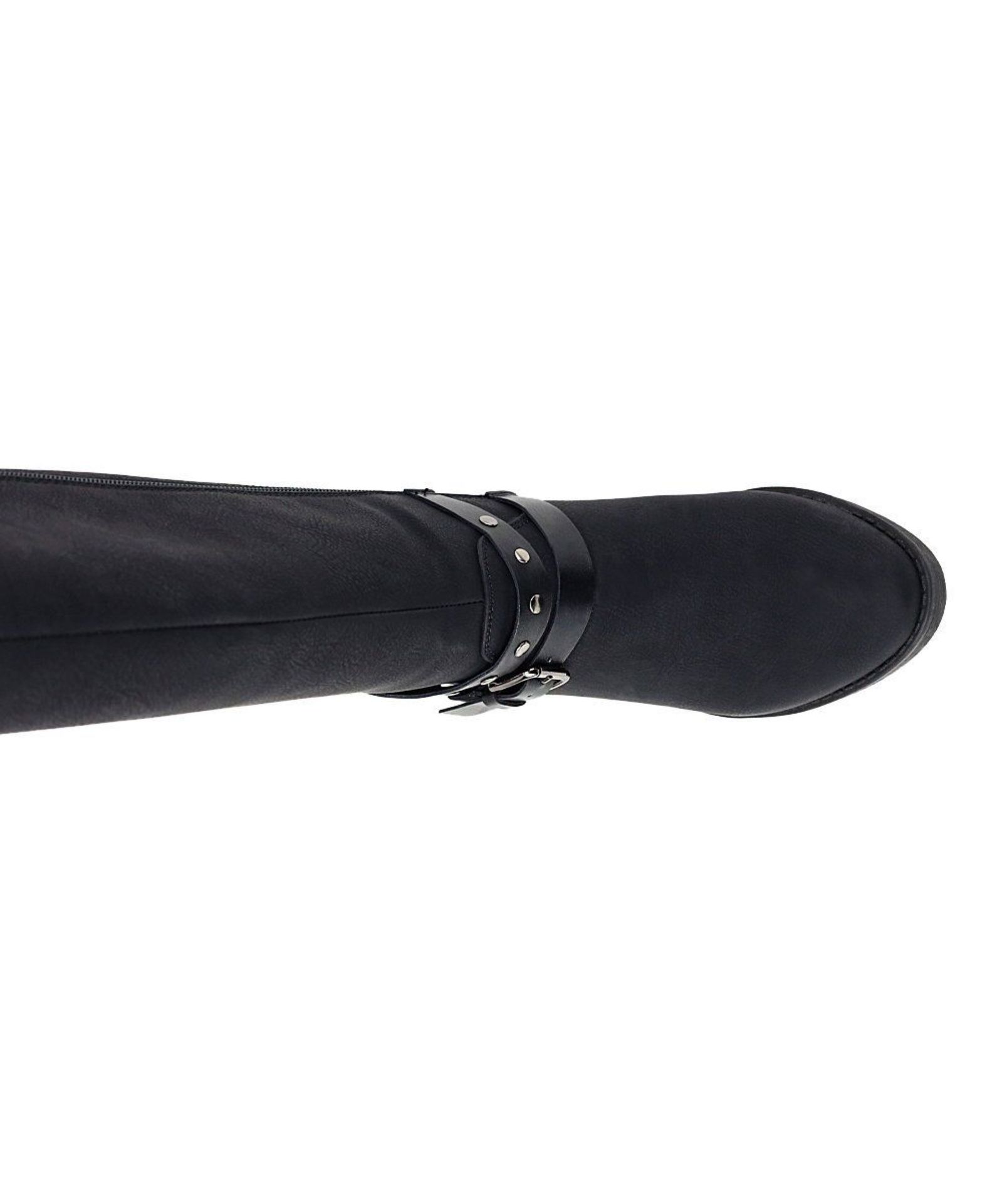 OLIVIA MILLER Black Freeport Riding Boot (Uk Size 6:Us Size 8) (New with box) [Ref: 50171948-I-003] - Image 5 of 5