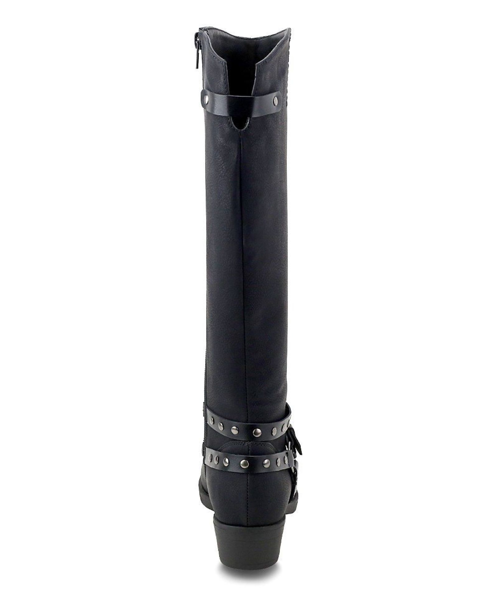 OLIVIA MILLER Black Freeport Riding Boot (Uk Size 6:Us Size 8) (New with box) [Ref: 50171948-I-003] - Image 4 of 5