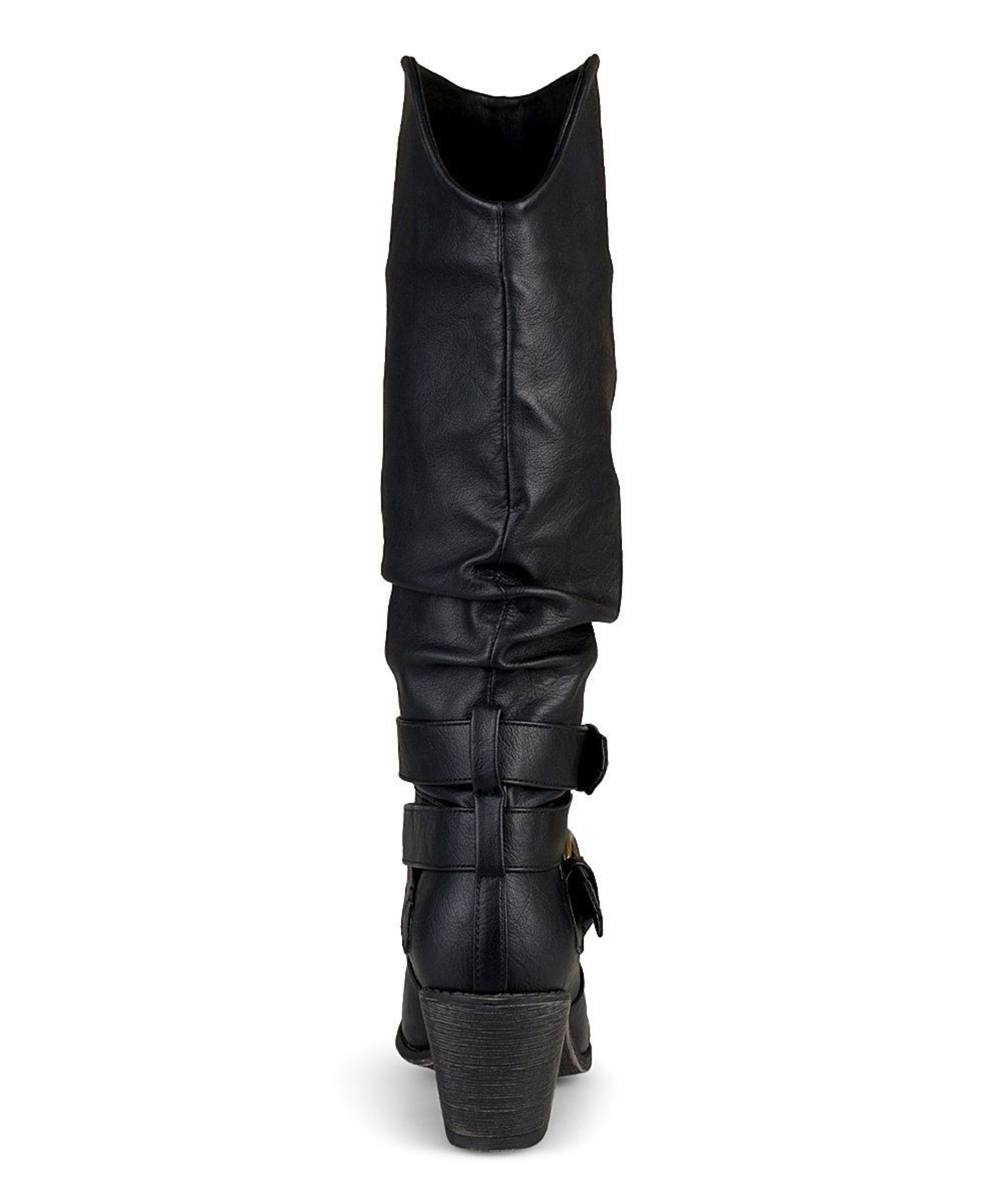 Brinley Co. Black Early Wide-Calf Boot (Uk Size 3.5:Us Size 6) (New with box) [Ref: 42973616-A-003] - Image 5 of 5