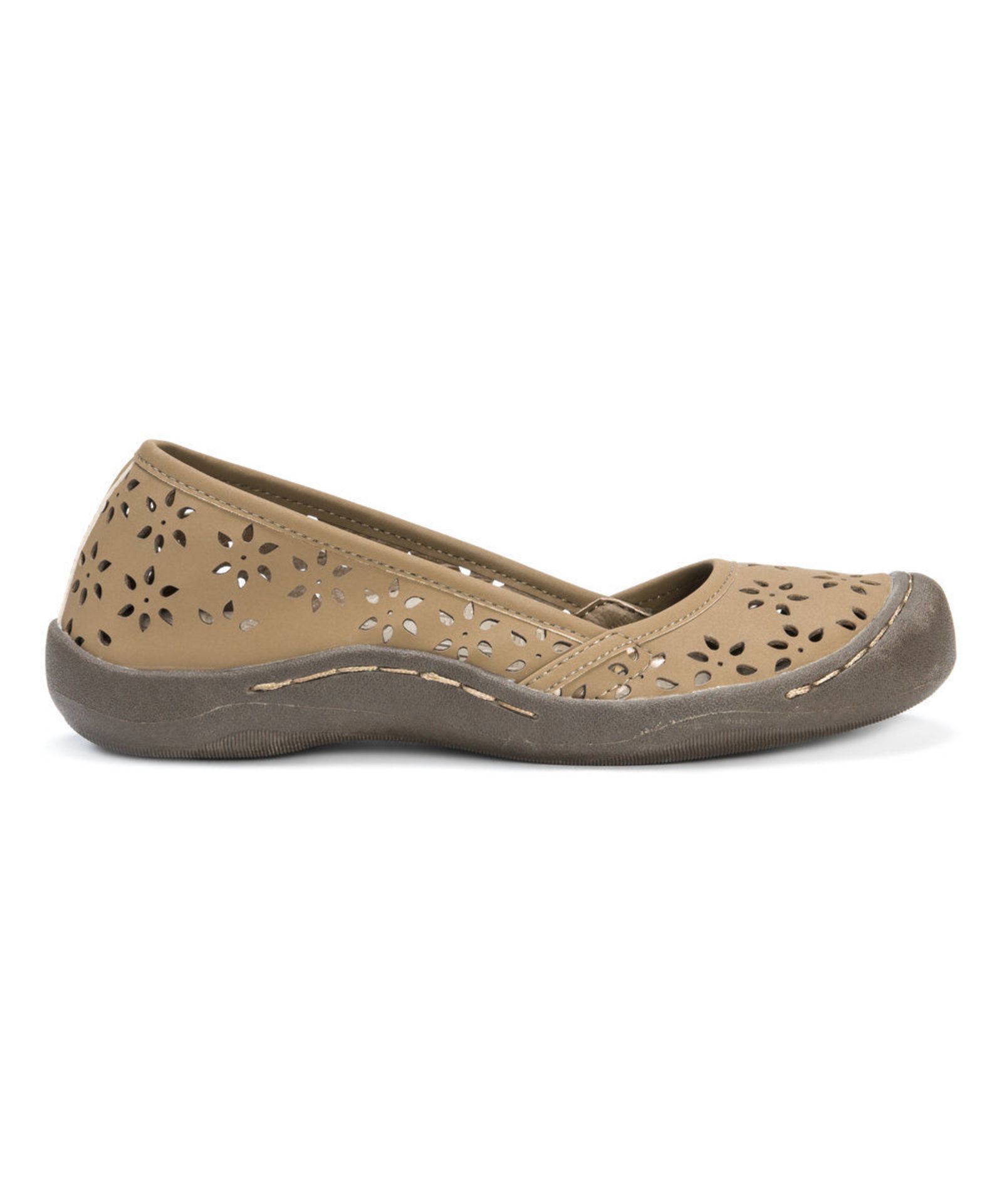 MUK LUKS, Tan Sandy Flat - Women, US Size 9/UK Size 7/EUR Size 39 (New with box) [Ref: 45557478- H- - Image 3 of 6