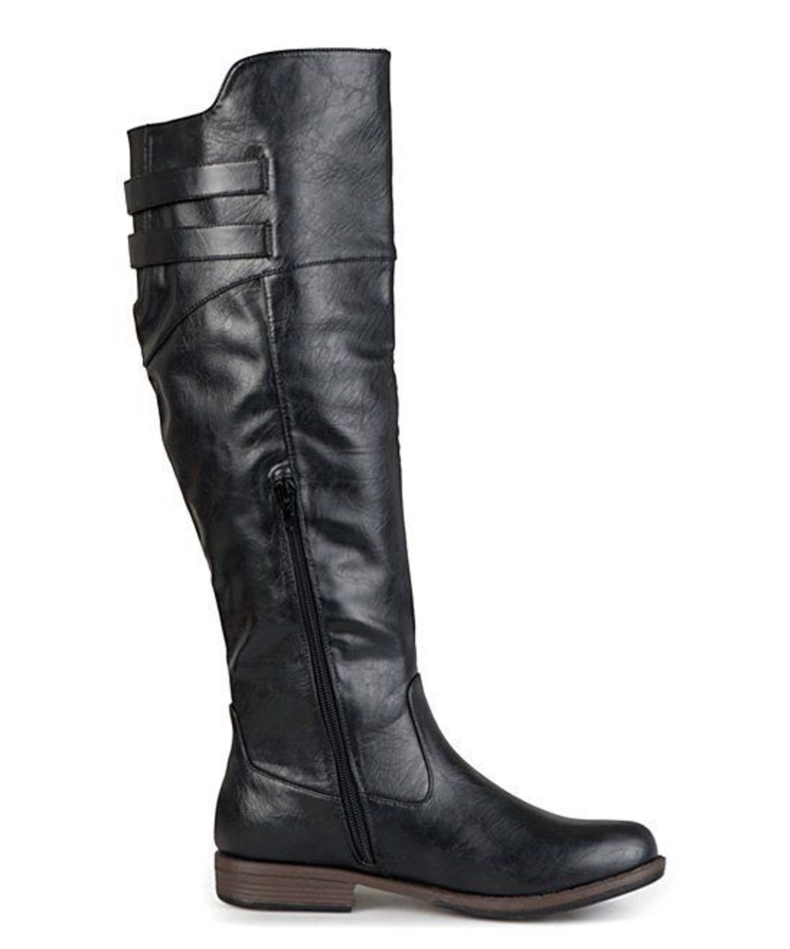 Journee Collection Black Tori Riding Boot (Uk Size 7:Us Size 9) (New with box) [Ref: 14251407-I- - Image 2 of 4