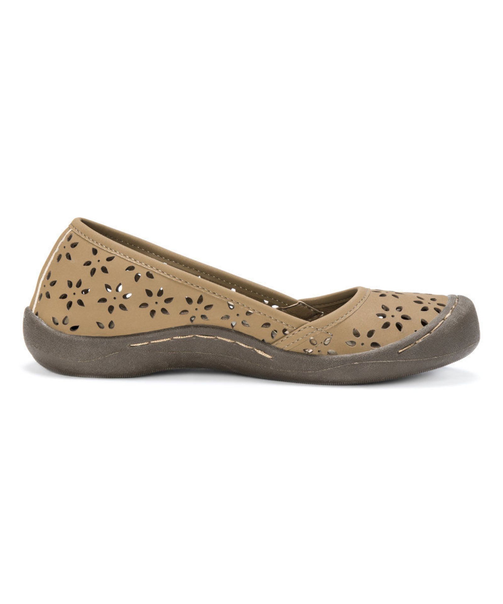 MUK LUKS, Tan Sandy Flat - Women, US Size 9/UK Size 7/EUR Size 39 (New with box) [Ref: 45557478- H- - Image 4 of 6