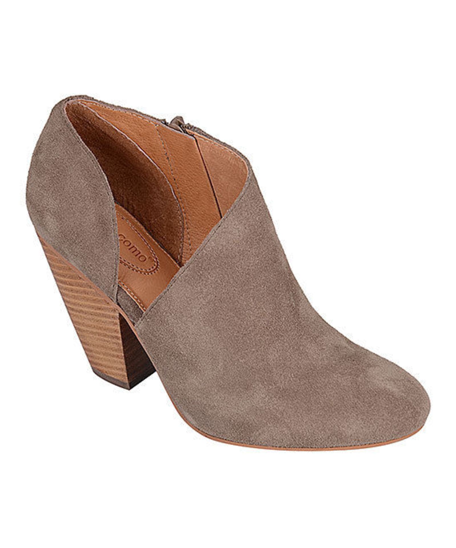 Corso Como, Taupe Yonkers Split Suede Bootie, US Size 8.5M/UK 7 (New with box) [Ref: 44033719- G-