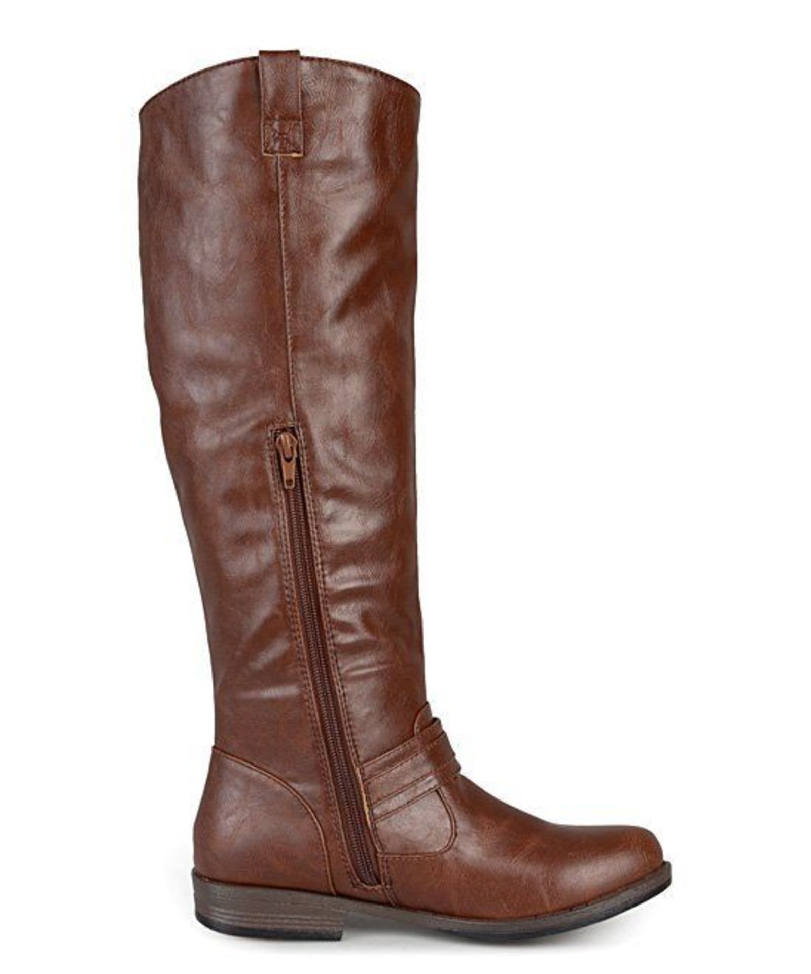 Journee Collection Brown Kai Boot (Uk Size 4.5:Us Size 7) (New with box) [Ref: 14251359-C-002] - Image 3 of 5