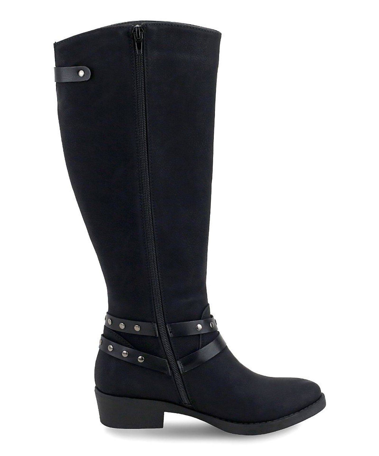 OLIVIA MILLER Black Freeport Riding Boot (Uk Size 6:Us Size 8) (New with box) [Ref: 50171948-I-003] - Image 3 of 5