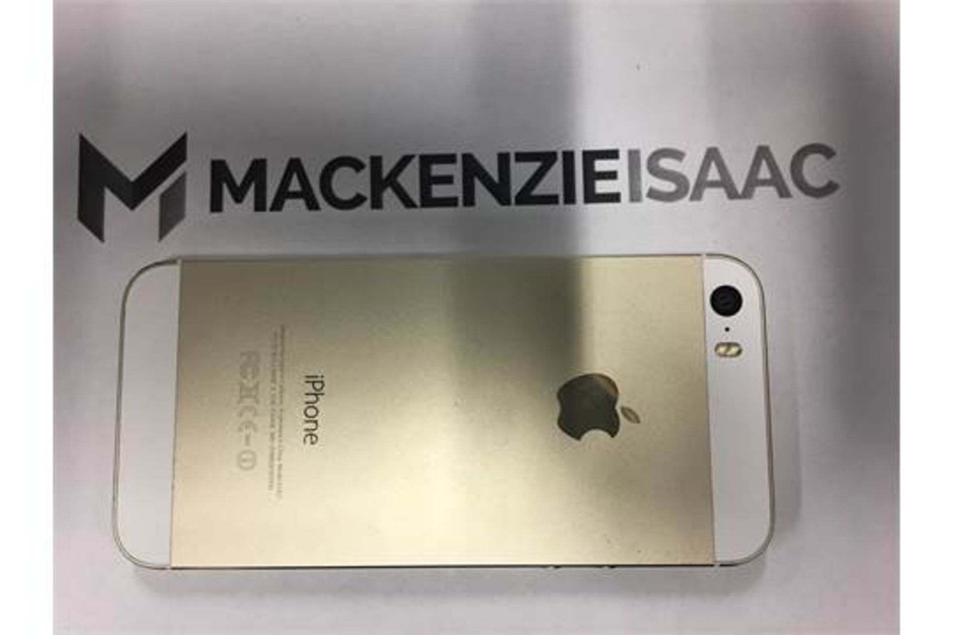 Apple Iphone 5S, Gold (Grade B) (16 GB) (Simfree, Fully Working) - Image 2 of 3