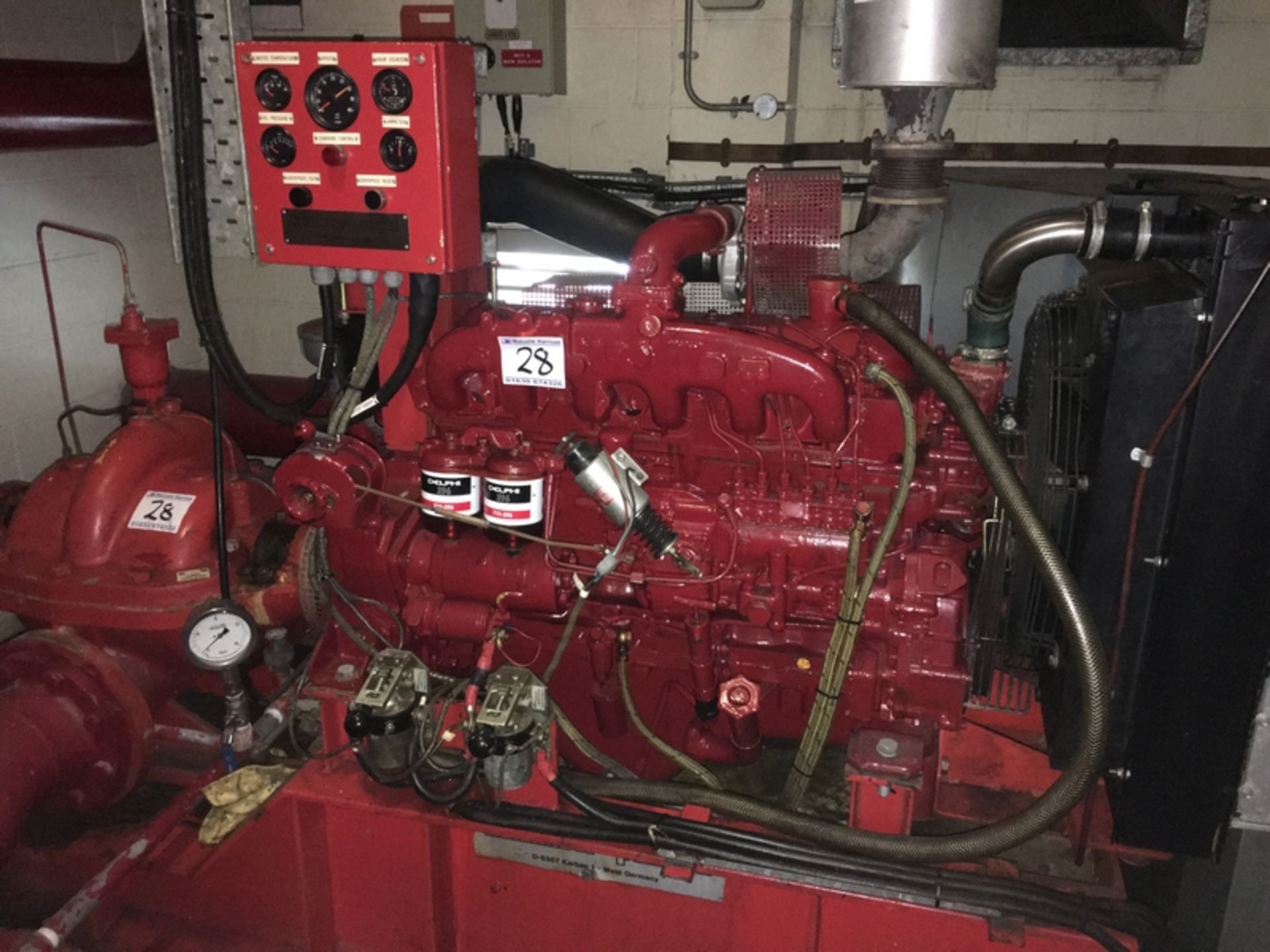 Holzhauer-Pumpen Diesel Engine Fire Control Pump System - Image 4 of 11