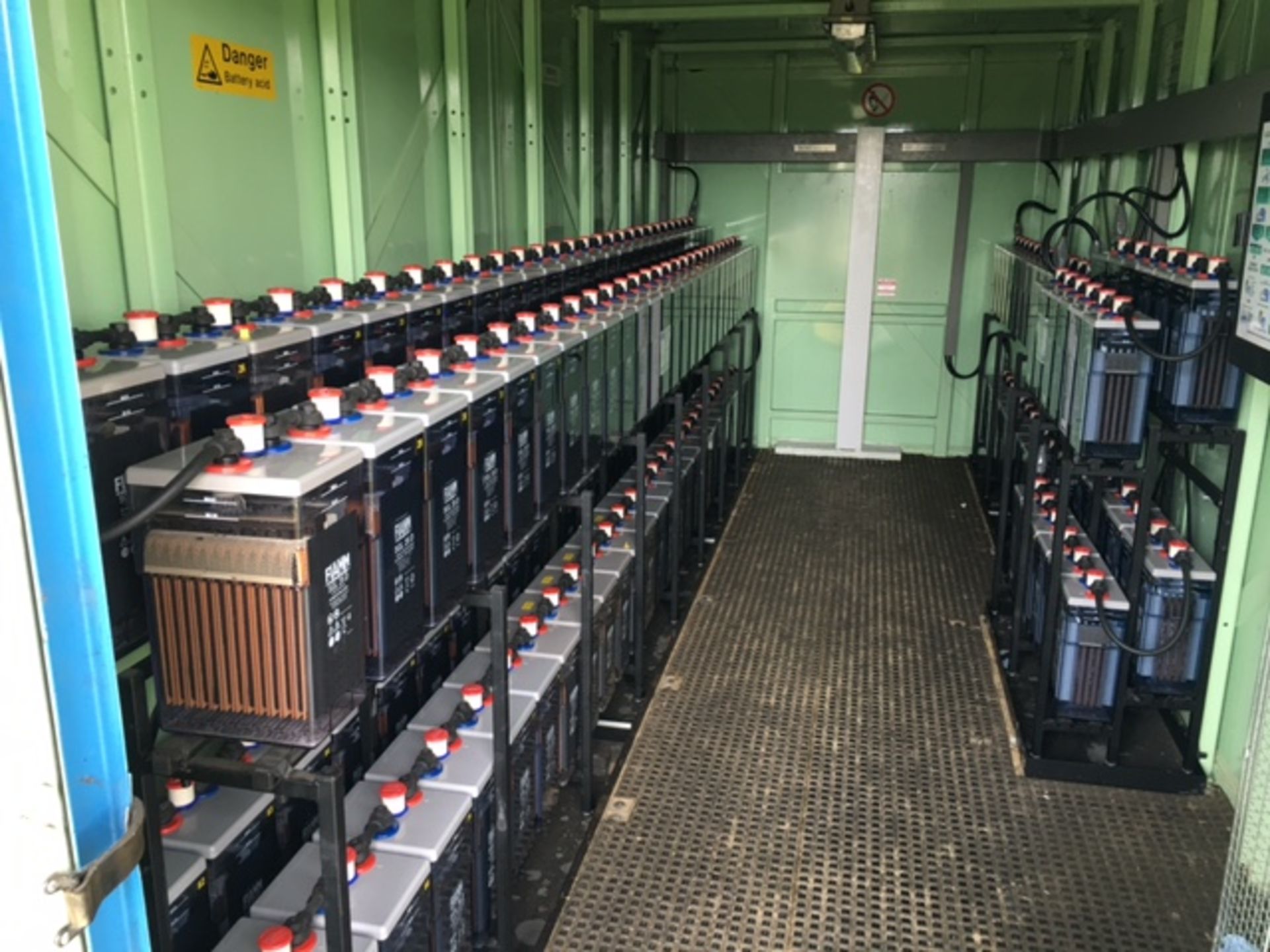 Contents of Battery Room - 102 Batteries