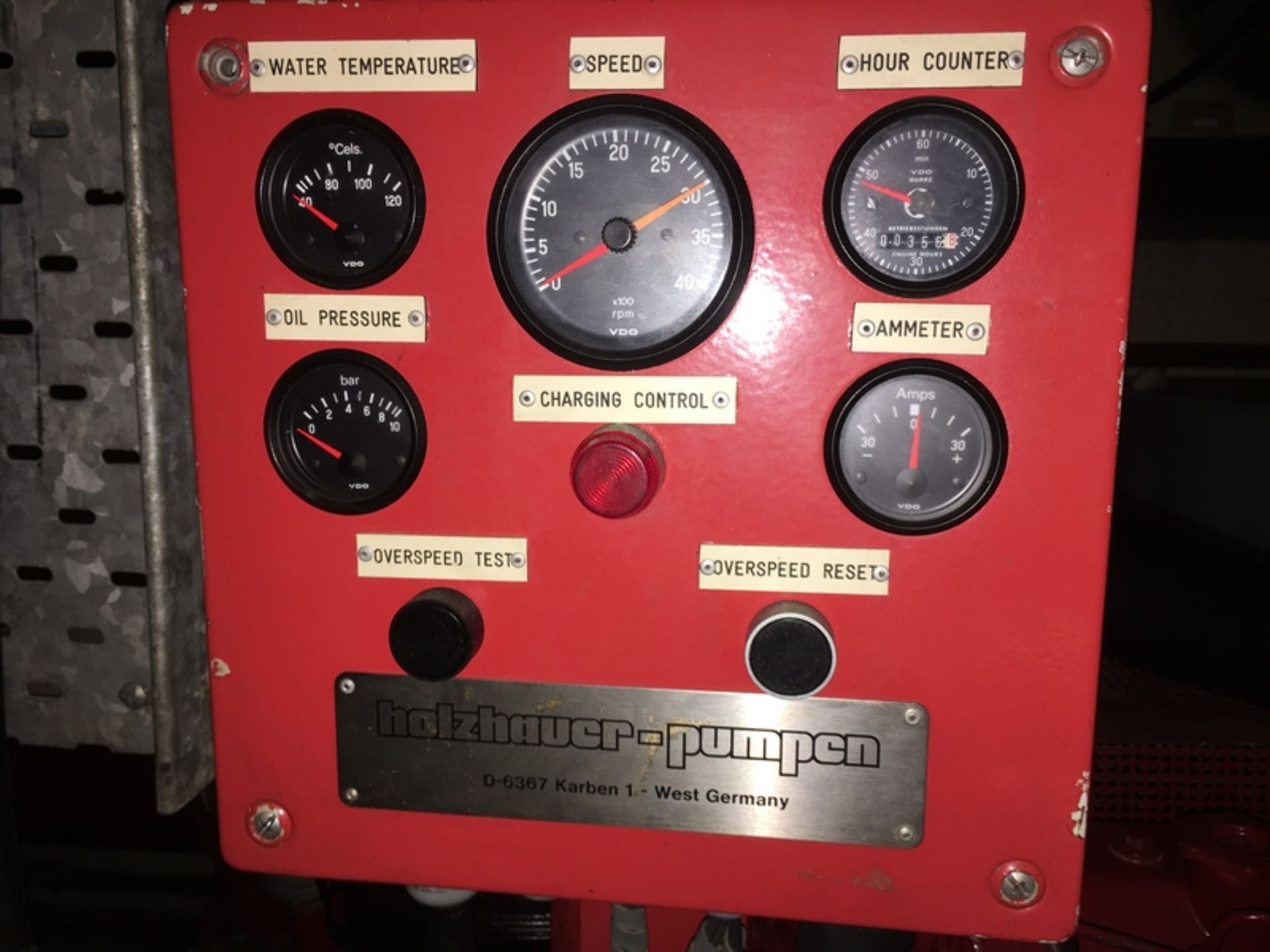 Holzhauer-Pumpen Diesel Engine Fire Control Pump System - Image 6 of 11