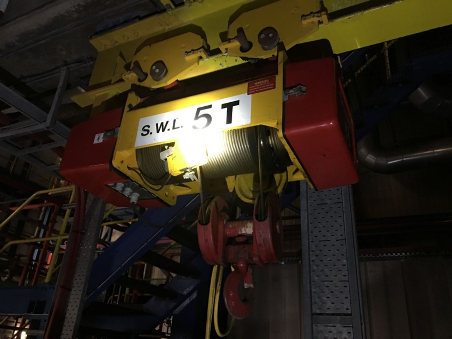 Street Crane Co 5 tonne Underhung Crane - Image 2 of 5