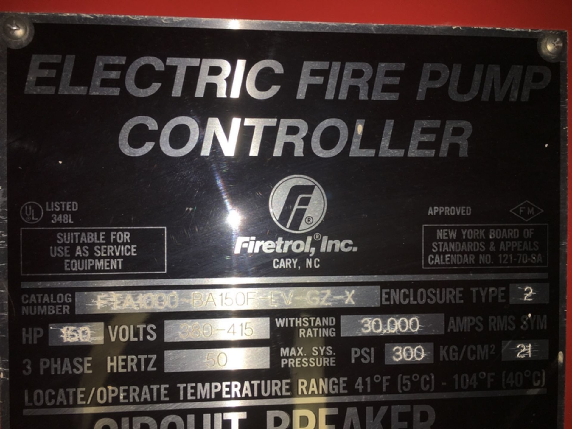 Holzhauer-Pumpen Electric Fire Control Pump System - Image 3 of 9