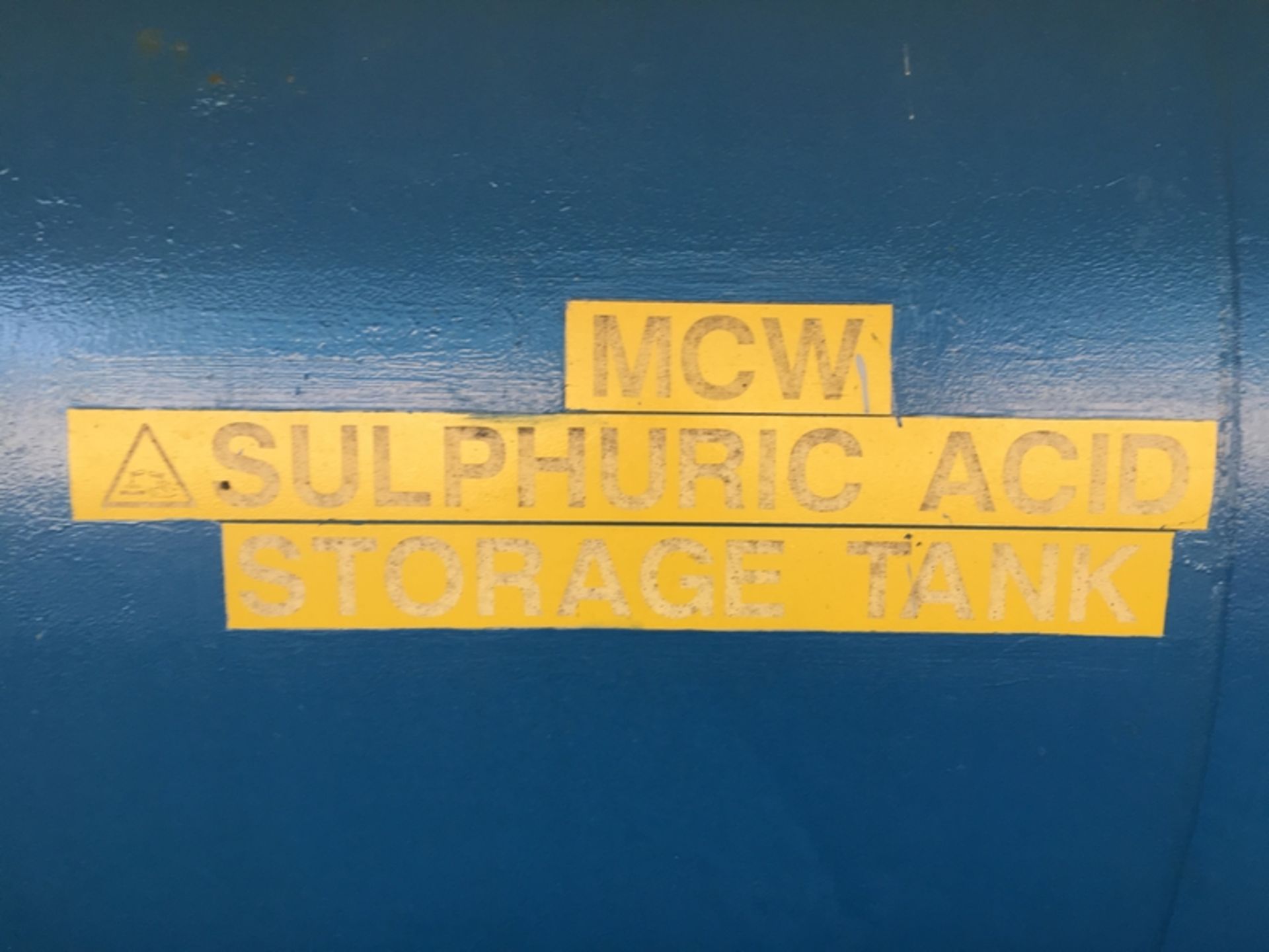 1995 Wefco Group 65m³ MCW Sulphuric Acid Storage Tank - Image 3 of 8