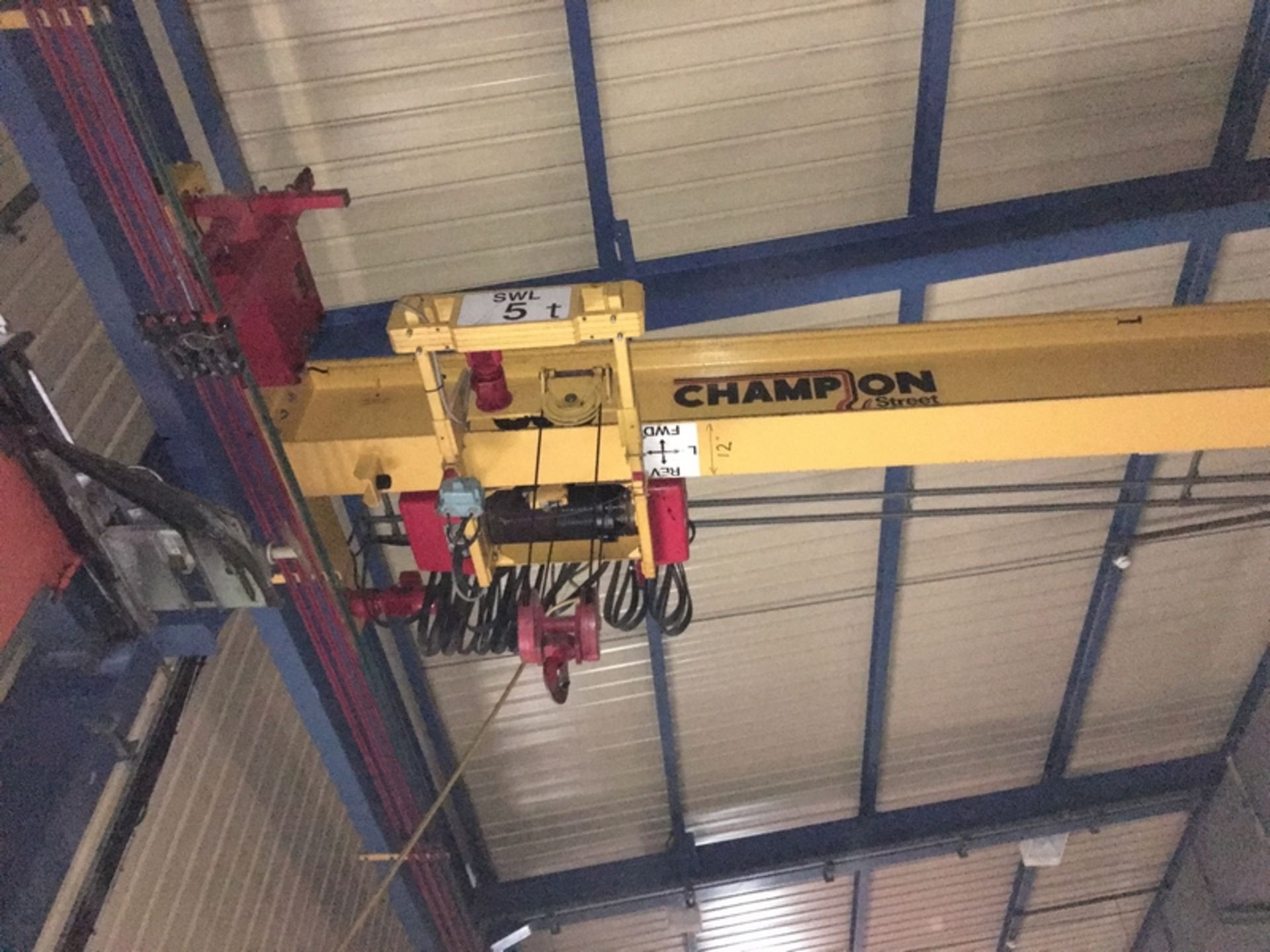 1992 Street Crane Co 5 tonne Overhead Underhung Gantry Crane - Image 10 of 11