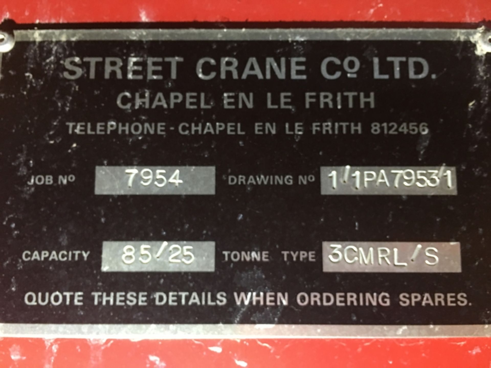 1992 Street Crane Co 85 tonne Main 25 Tonne Aux Overhead Gantry Crane - Image 31 of 39