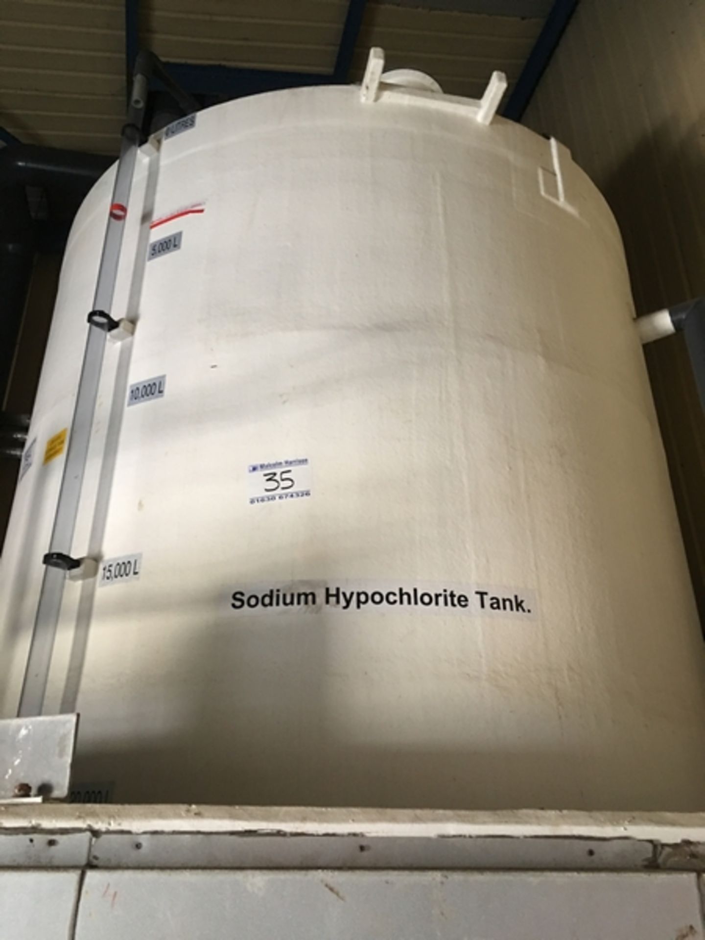 20,000 ltr Sodium Hypochlorite Tank