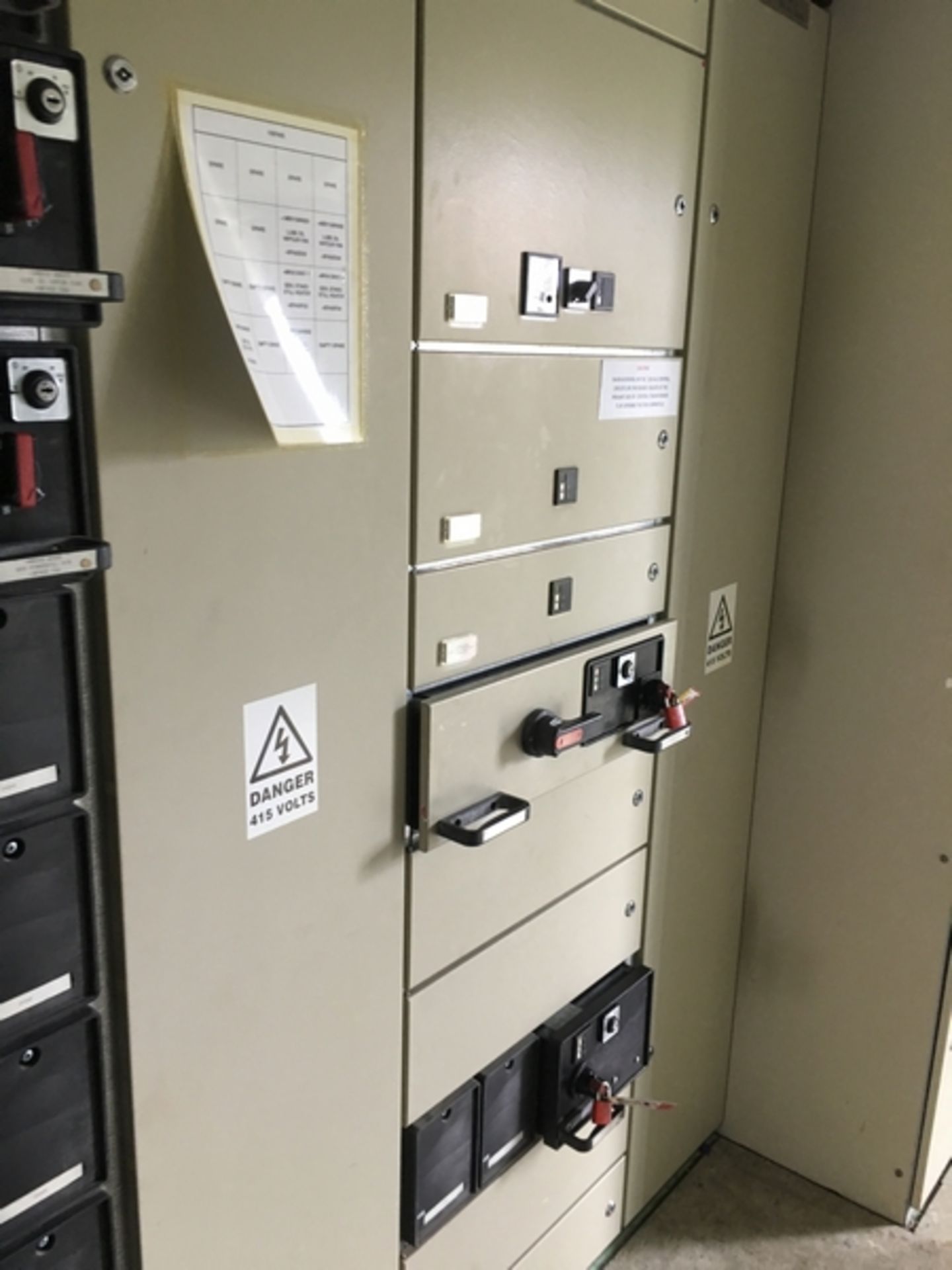 Large Qty Switchgear - From Gas Turbine 3 Control Module Building - Image 10 of 37